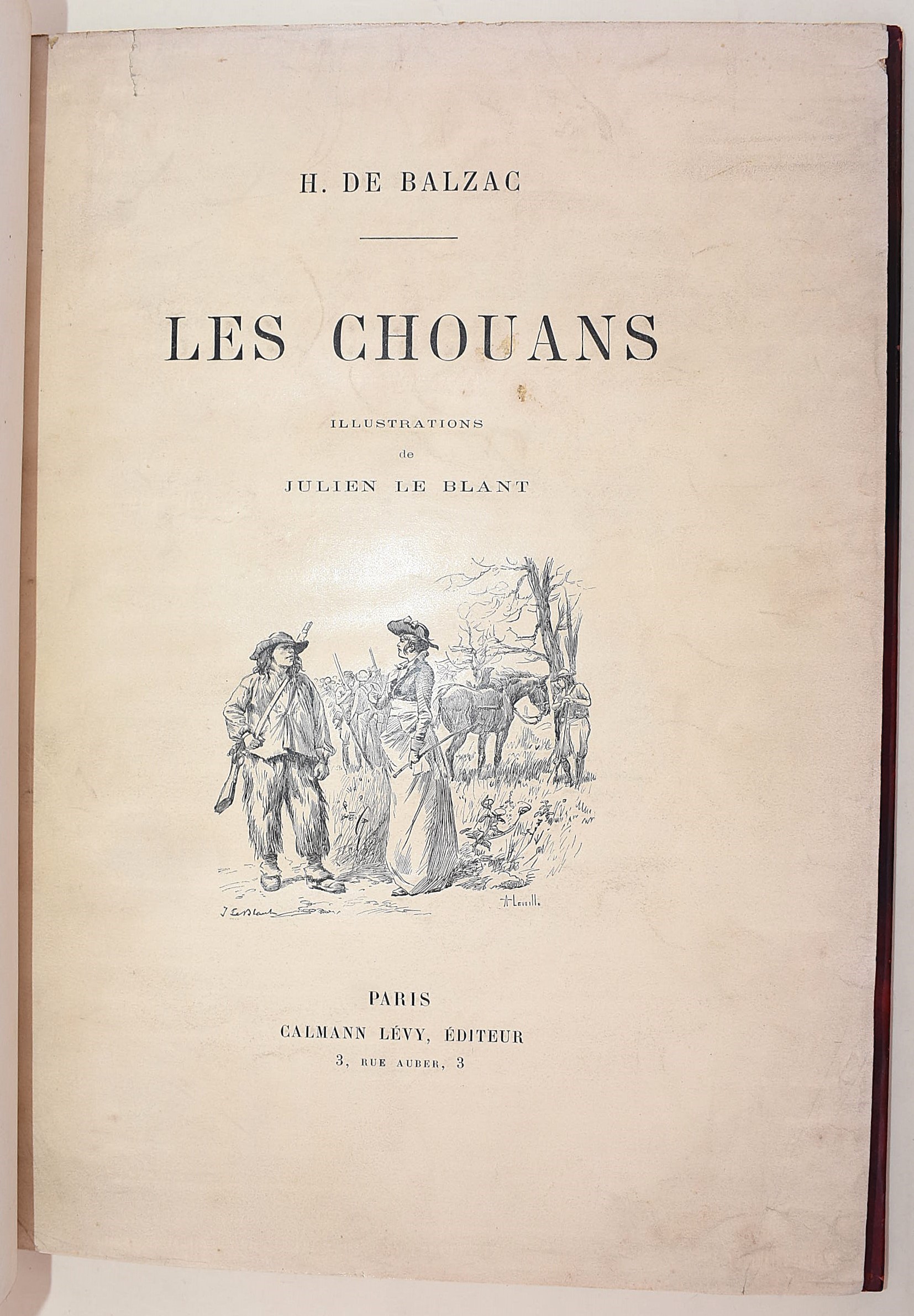 Honoré de Balzac, Les Chouans, illustrazioni di Julien Le Blant