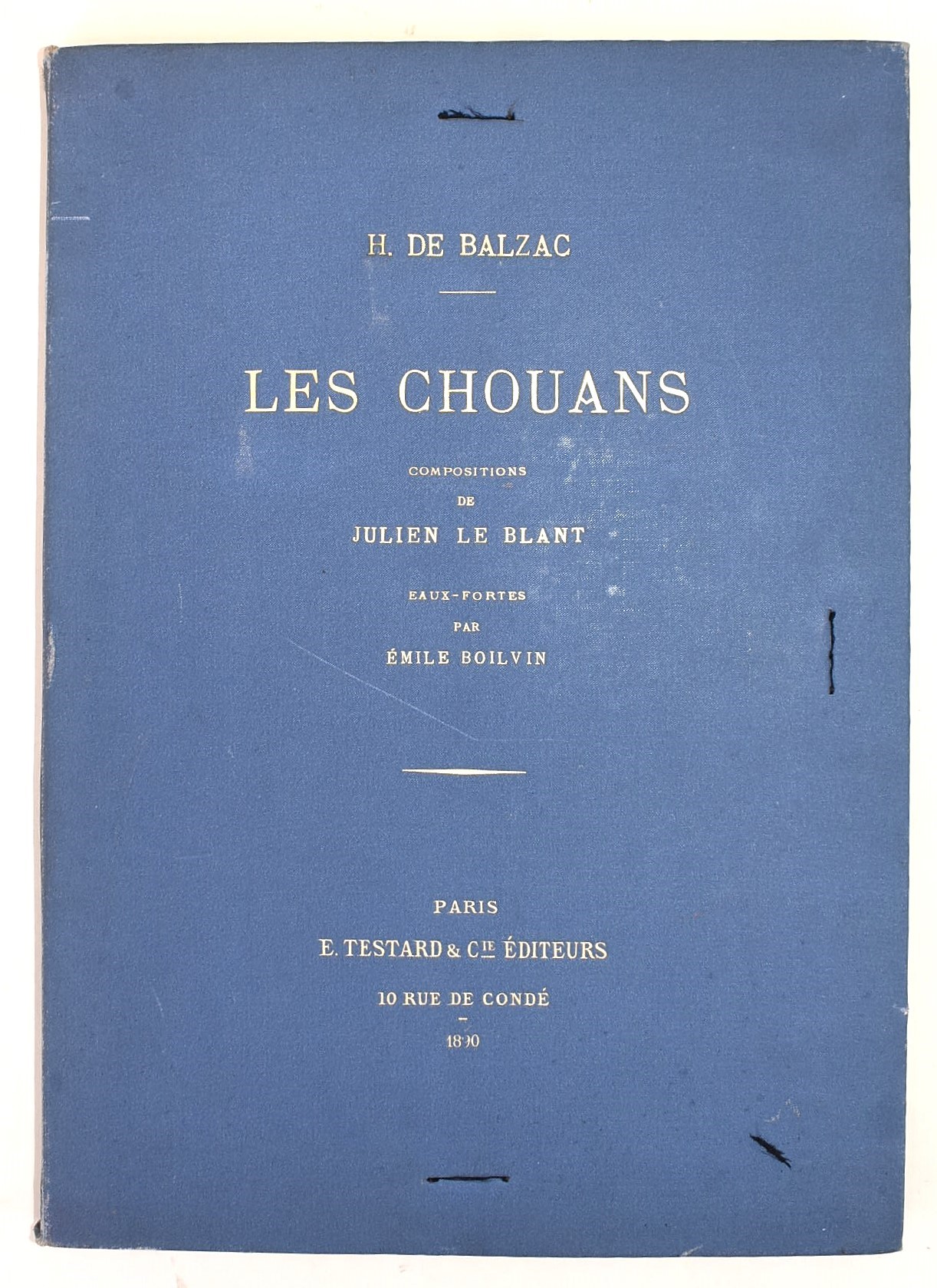 Honoré de Balzac, Les Chouans (edizione illustrata), 1890