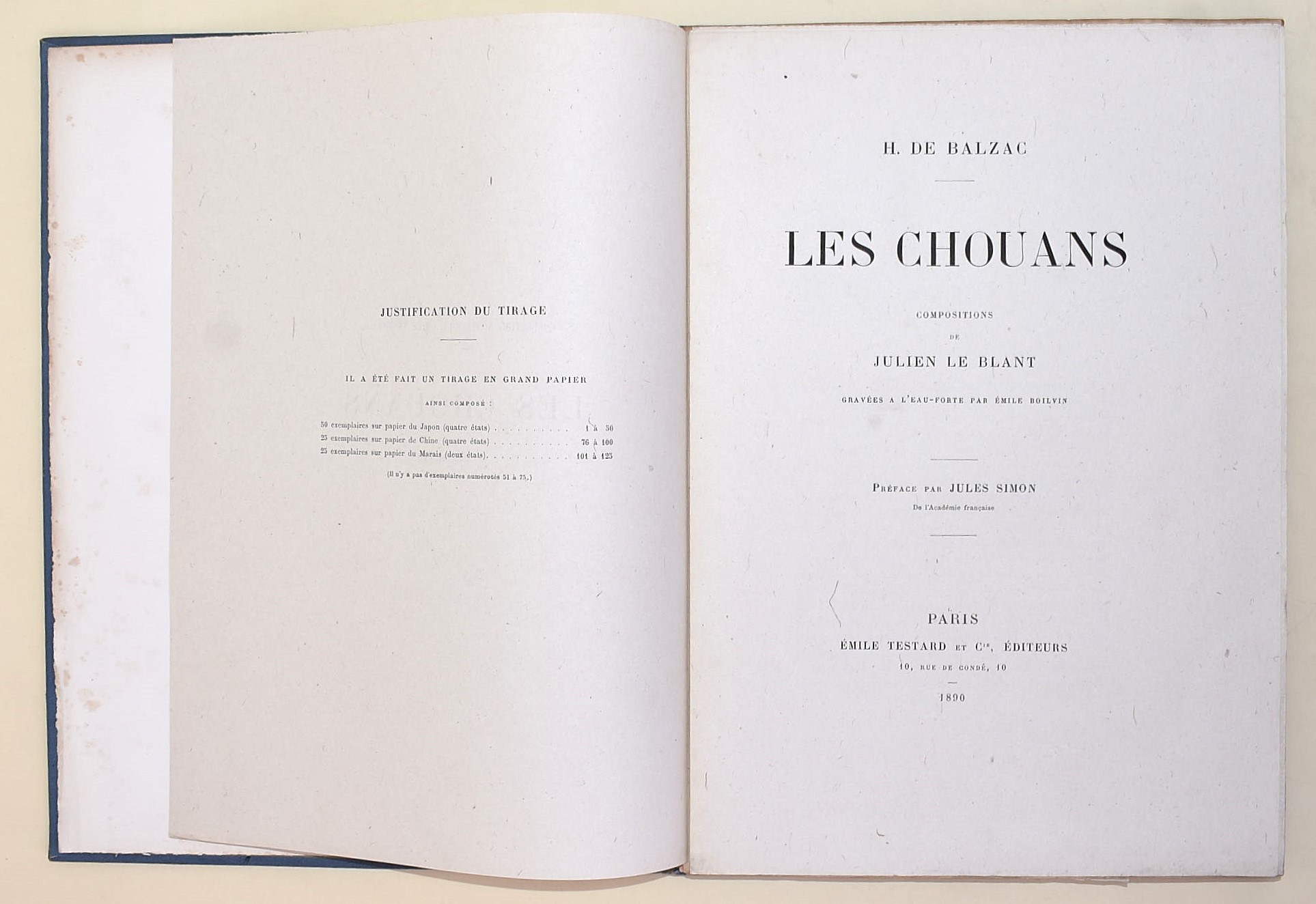 Honoré de Balzac, Les Chouans (edizione illustrata), 1890