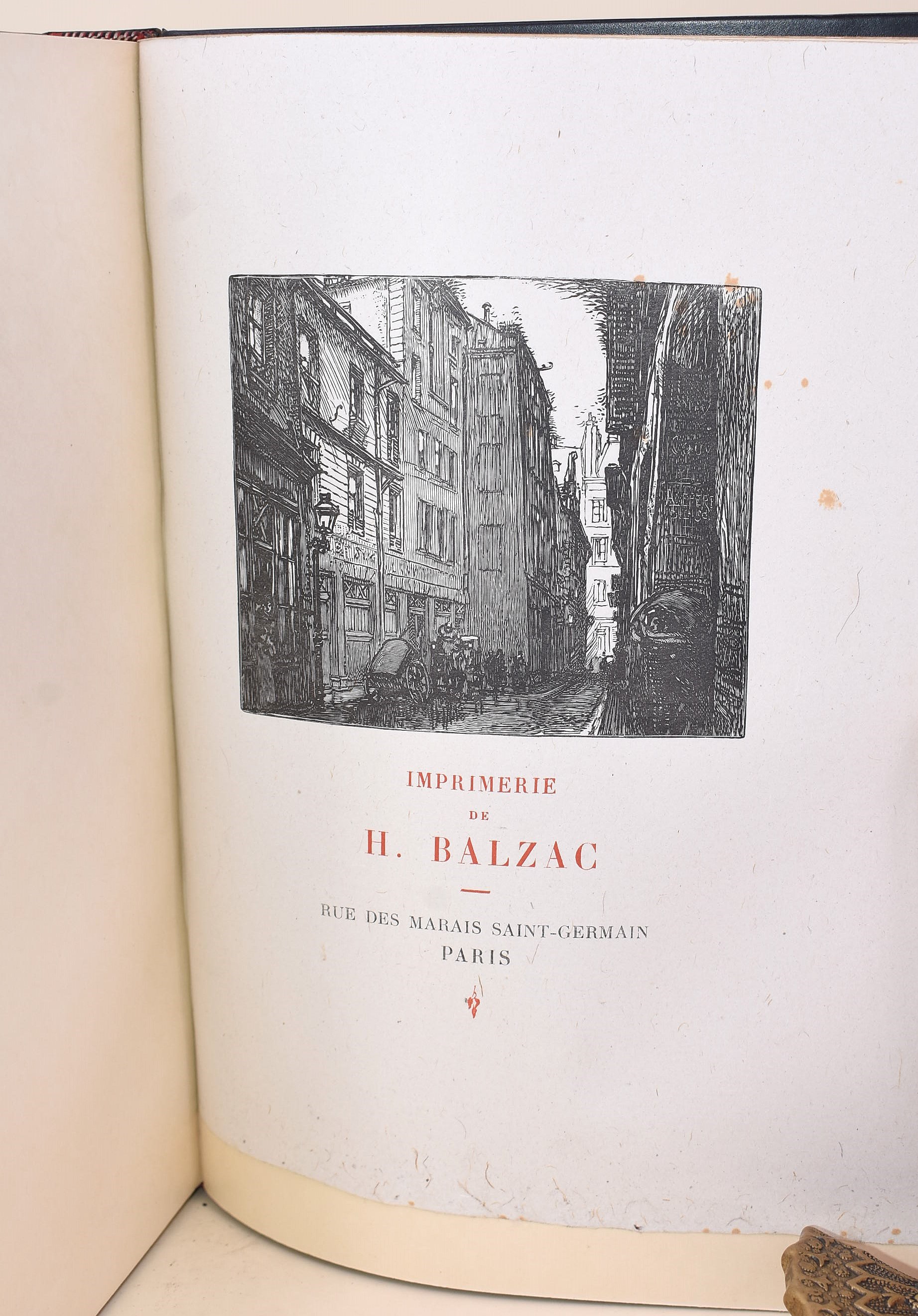 [Legatura - M.-M.Regard] de Balzac, Honoré: Les Proscrits, 1905 - n. 32/225