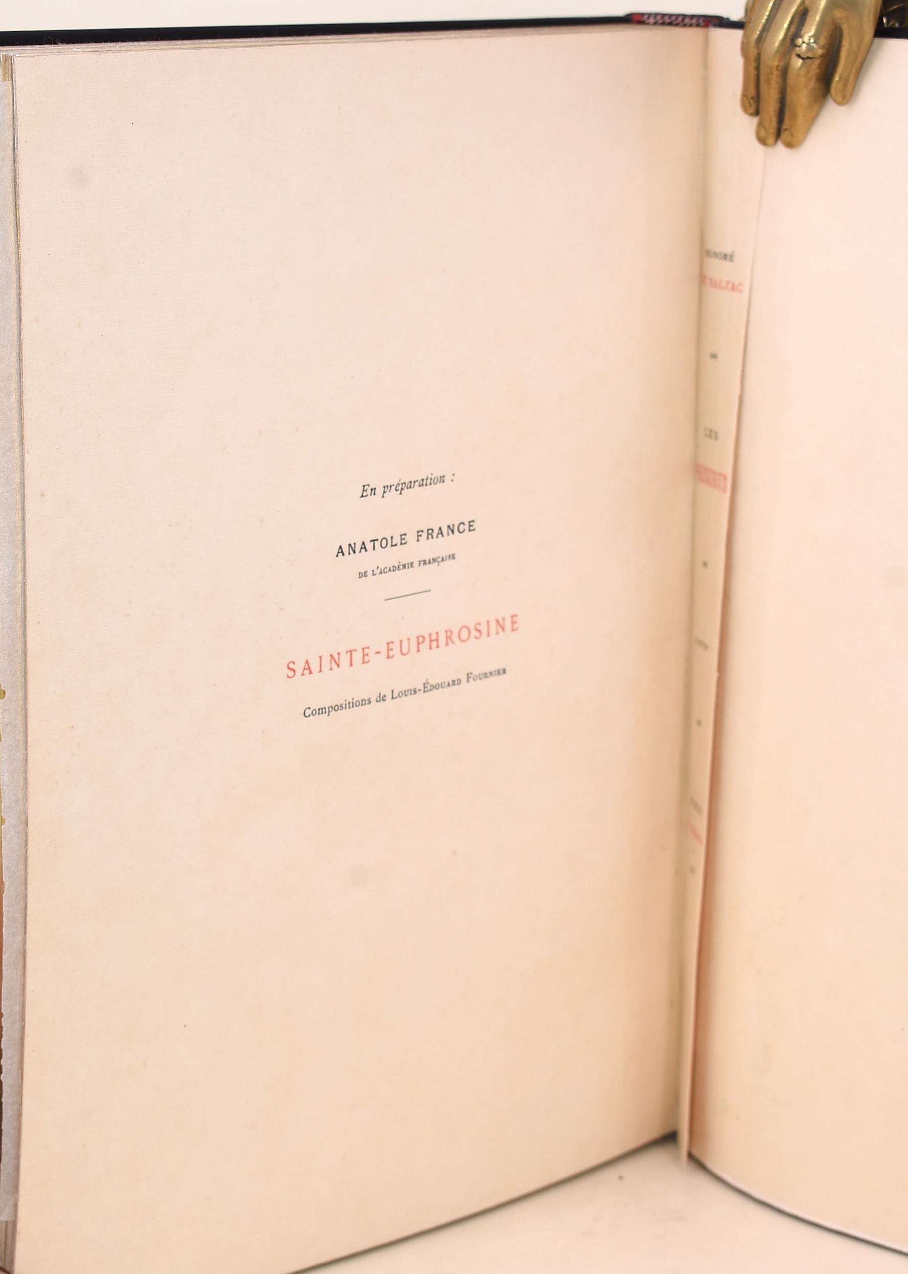 [Legatura - M.-M.Regard] de Balzac, Honoré: Les Proscrits, 1905 - n. 32/225