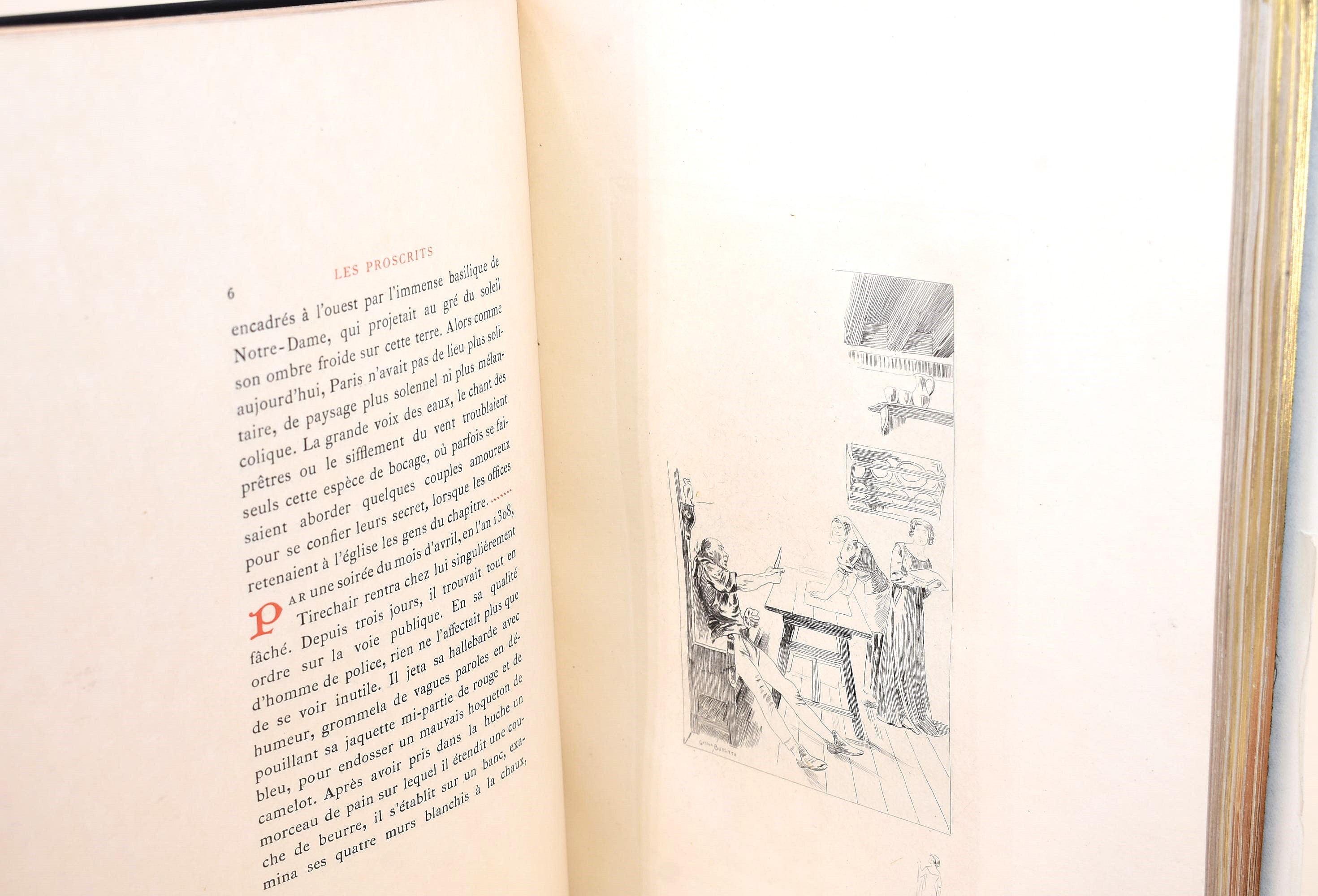 [Legatura - M.-M.Regard] de Balzac, Honoré: Les Proscrits, 1905 - n. 32/225