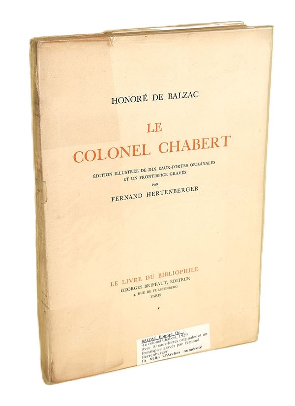 de Balzac, Honoré: Le Colonel Chabert, 1929 - n. 336/500