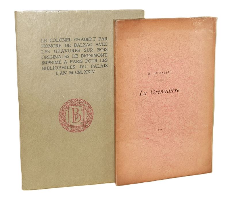 de Balzac, Honoré: Le Colonel Chabert, 1924 - de Balzac, Honoré: La Grenadière, 1901