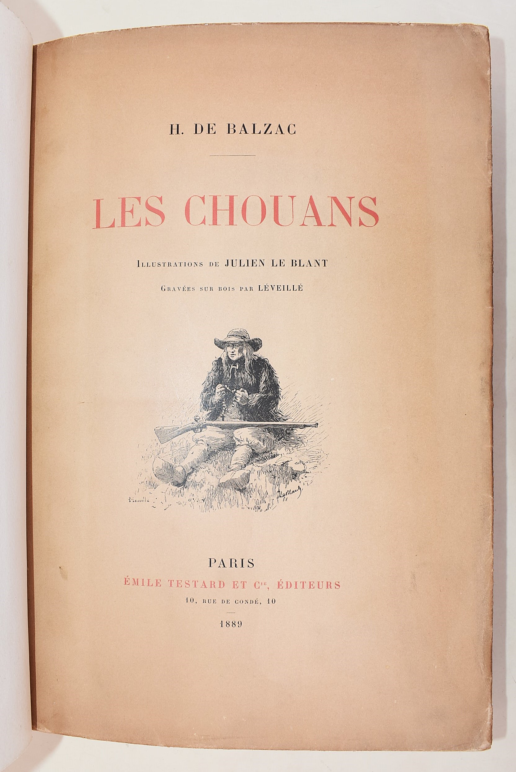 de Balzac, Honoré: Les Chouans, 1889
