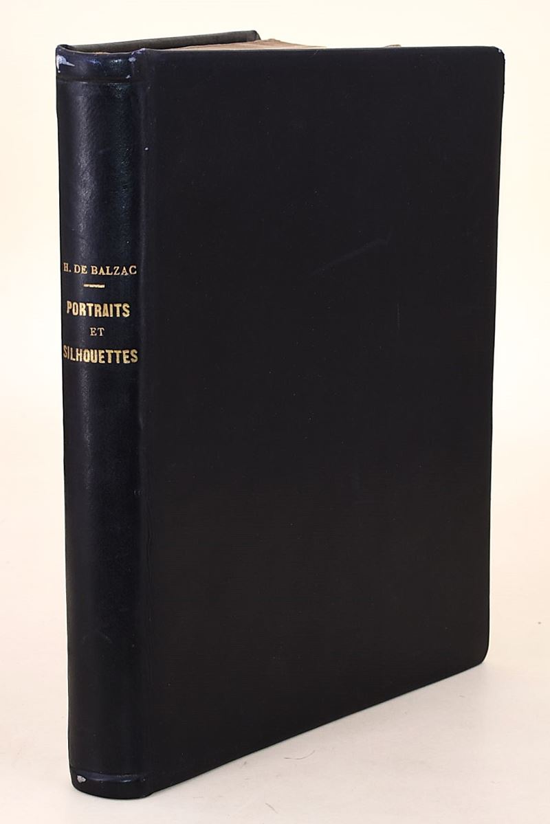 [Legatura - Aimé Brachet Lyon] de Balzac, Honoré: Portraits et silhouettes, 1945 - n. 738/800