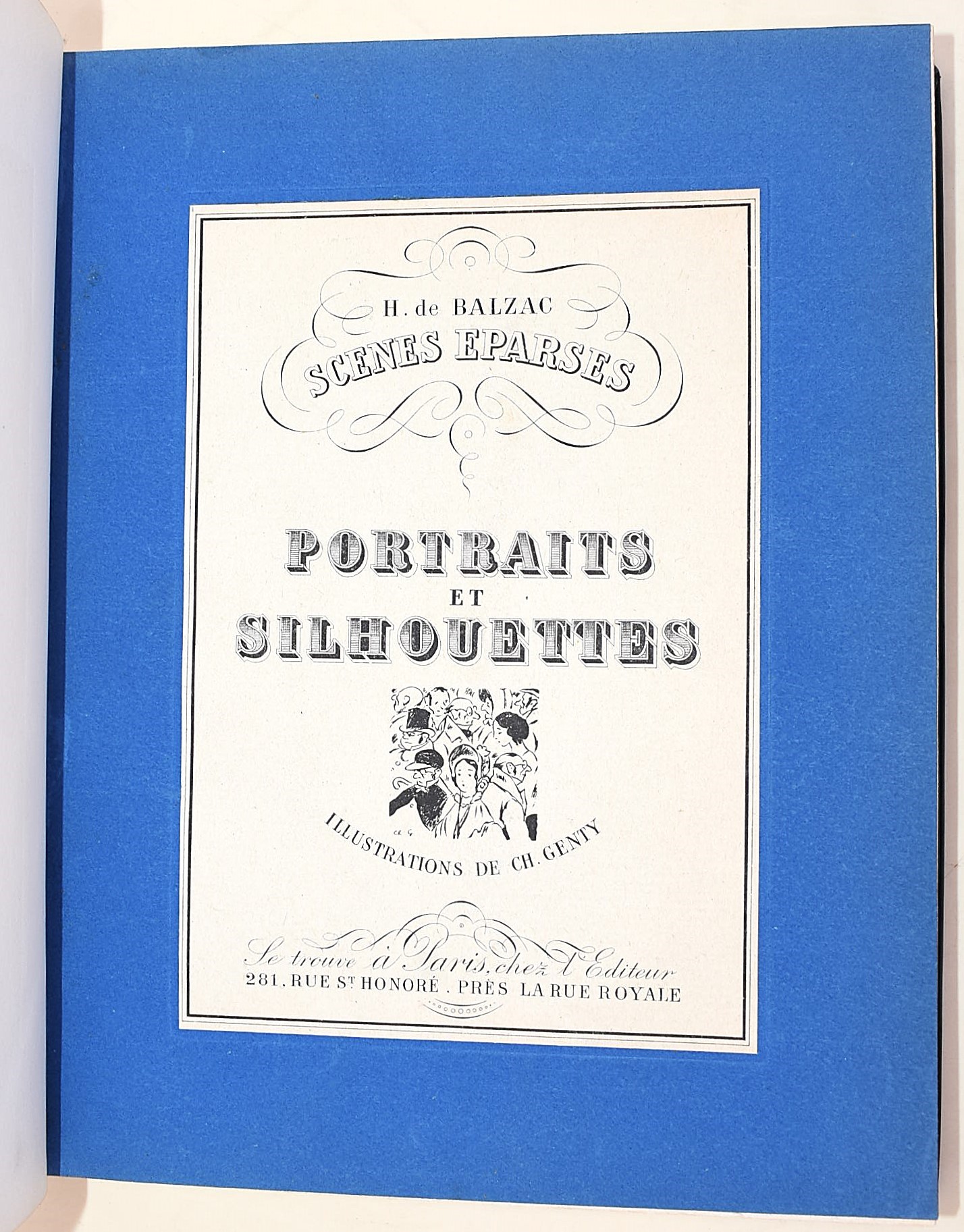 [Legatura - Aimé Brachet Lyon] de Balzac, Honoré: Portraits et silhouettes, 1945 - n. 738/800