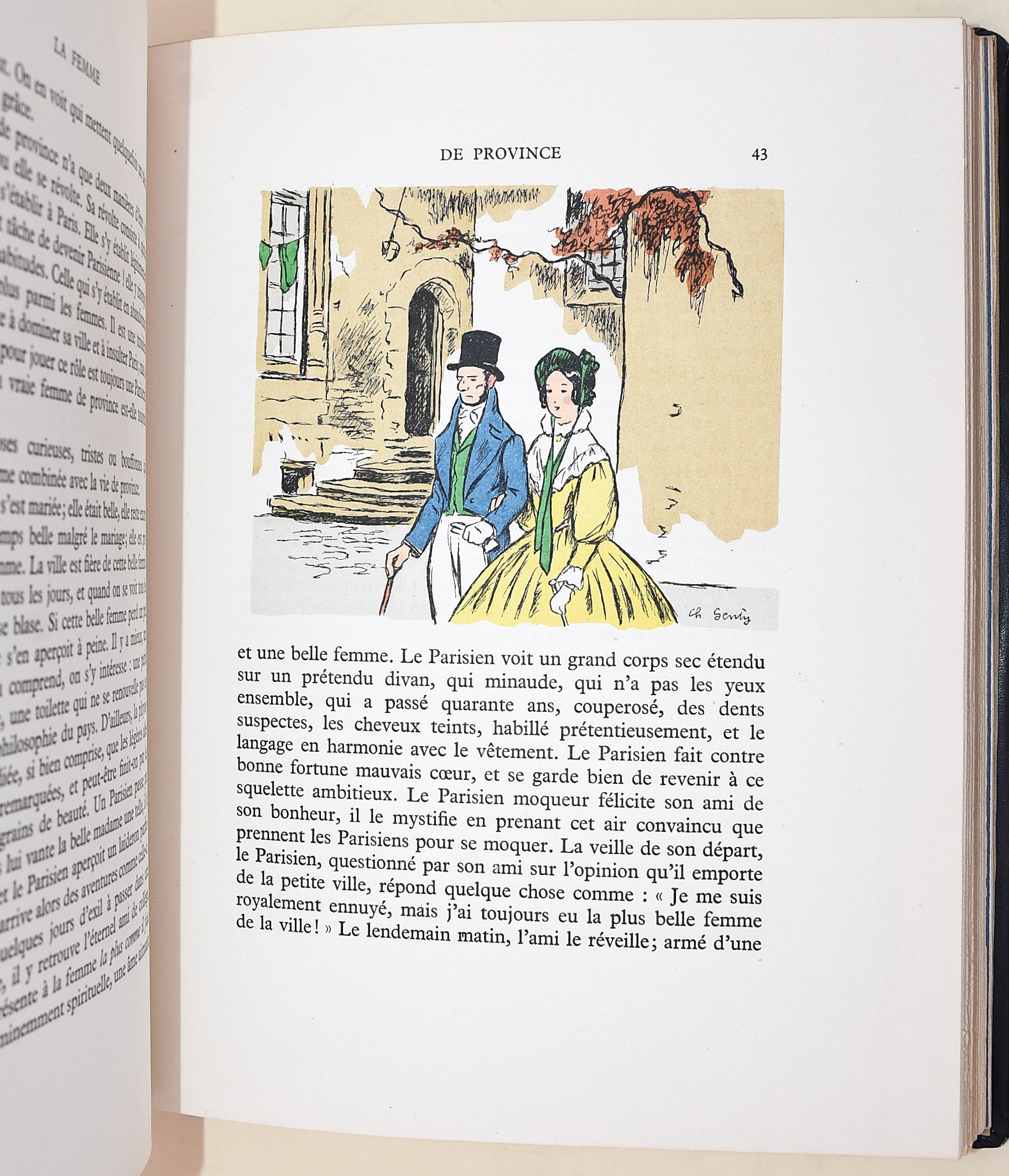 [Legatura - Aimé Brachet Lyon] de Balzac, Honoré: Portraits et silhouettes, 1945 - n. 738/800