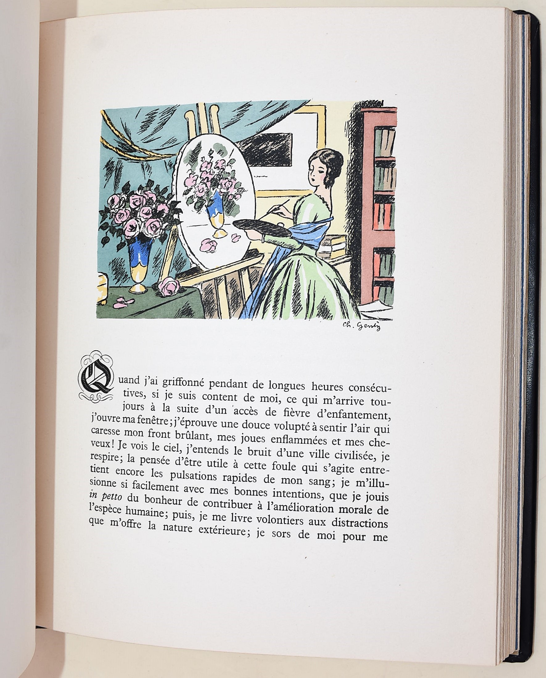 [Legatura - Aimé Brachet Lyon] de Balzac, Honoré: Portraits et silhouettes, 1945 - n. 738/800