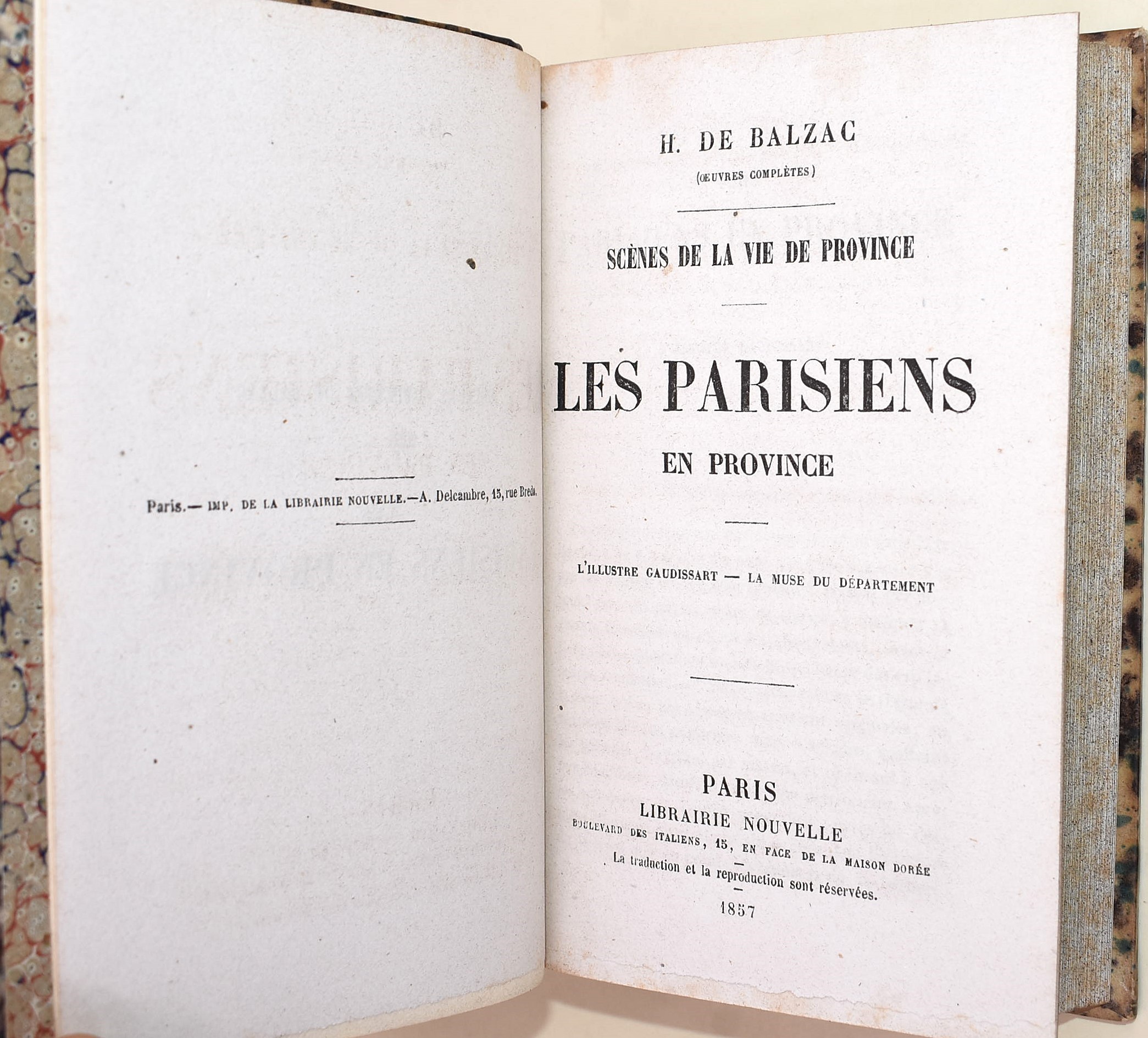de Balzac, Honoré: Œuvres complètes de Balzac (1856-1860)
