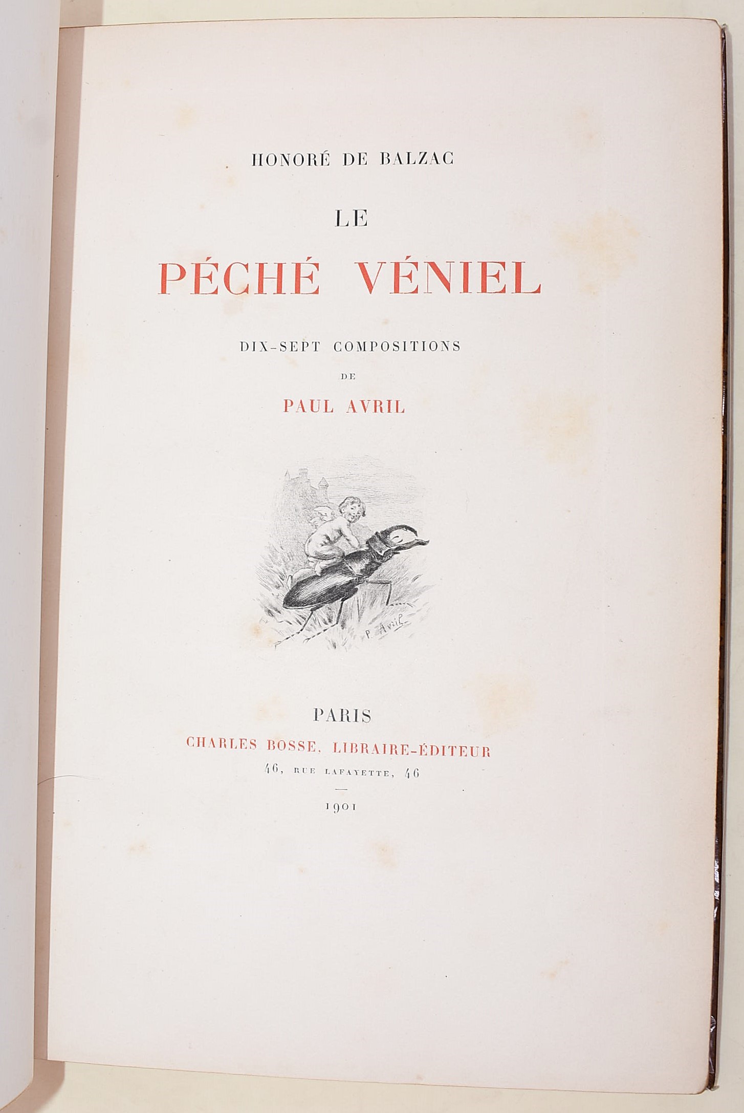 de Balzac, Honoré: Le Péché Véniel, 1901 - n. 107/400