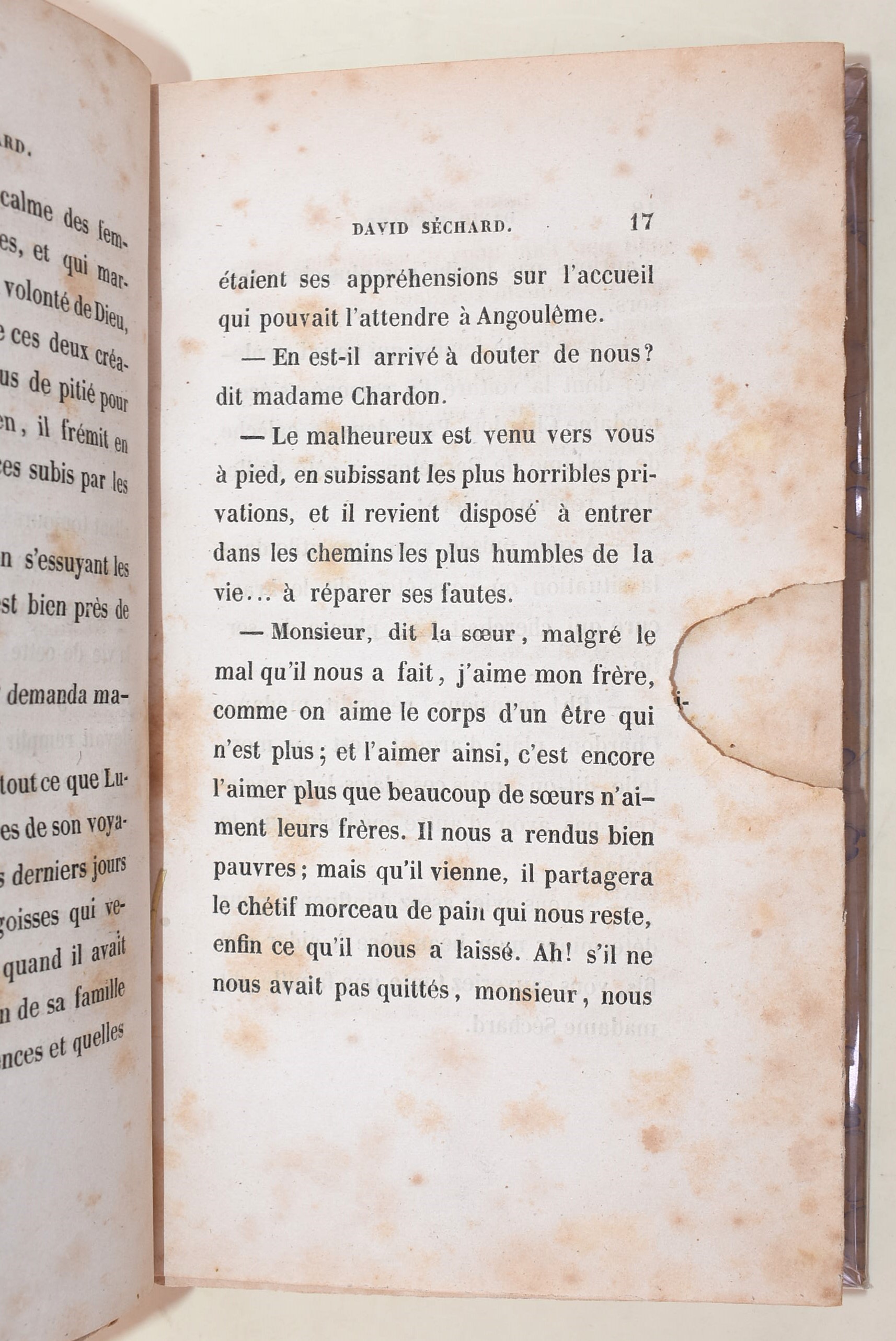 Honoré de Balzac, David Séchard, 1843