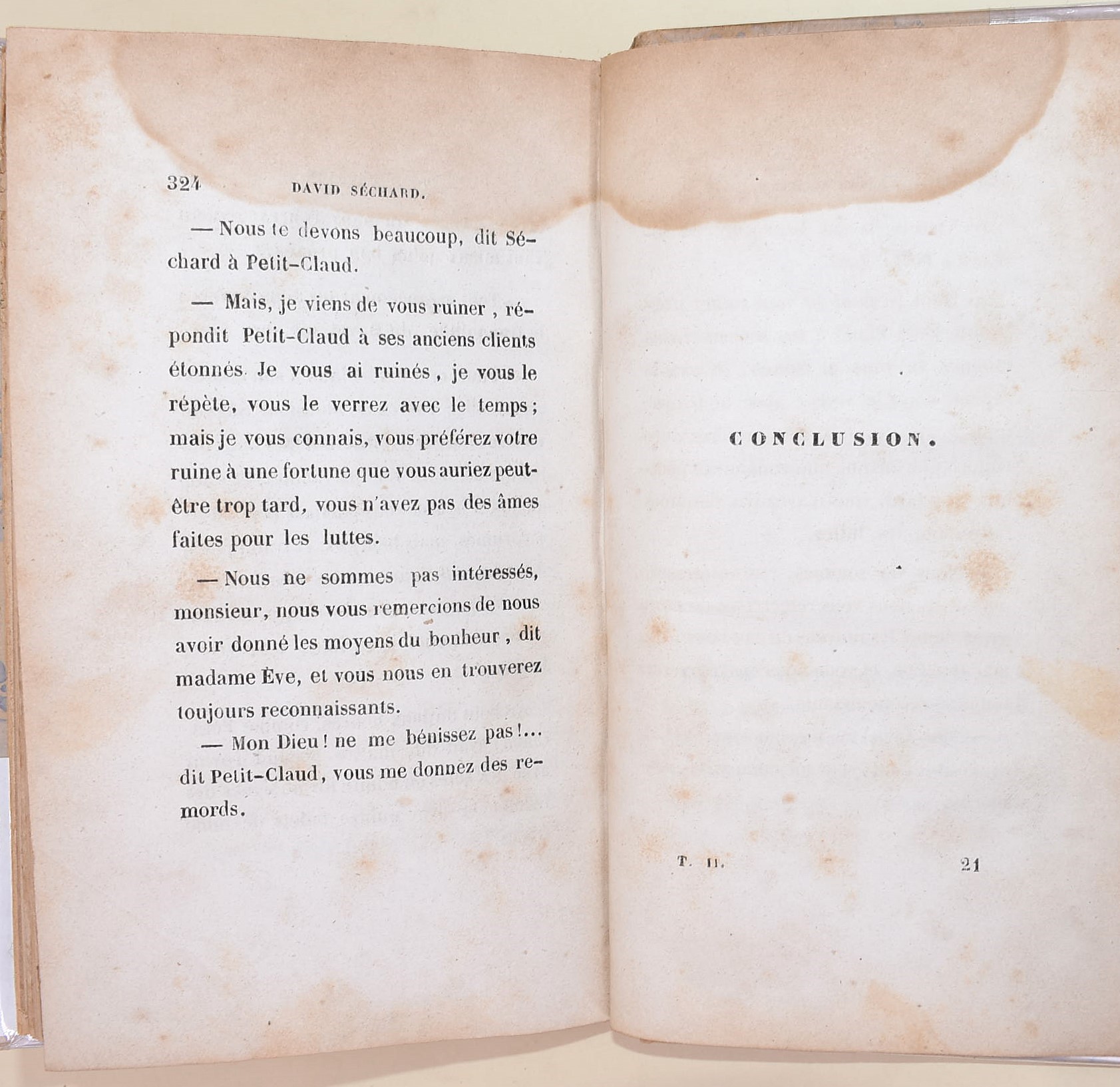 Honoré de Balzac, David Séchard, 1843