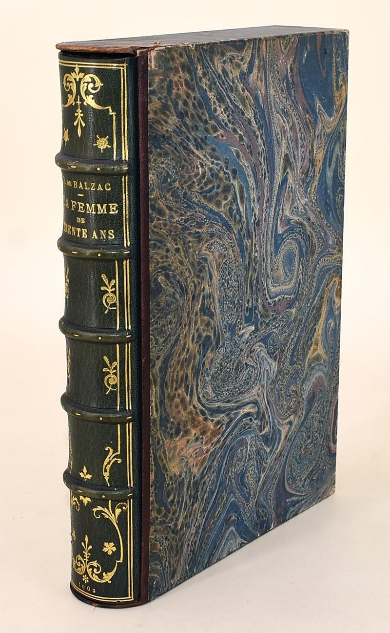 [Legatura - Marius Magnin] de Balzac, Honoré: Le femme de trente ans, 1902 - n. 130/300