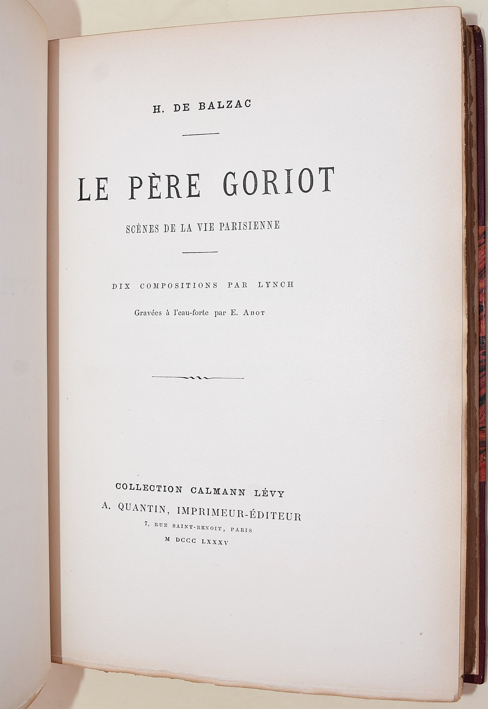 Honoré de Balzac, Le Père Goriot