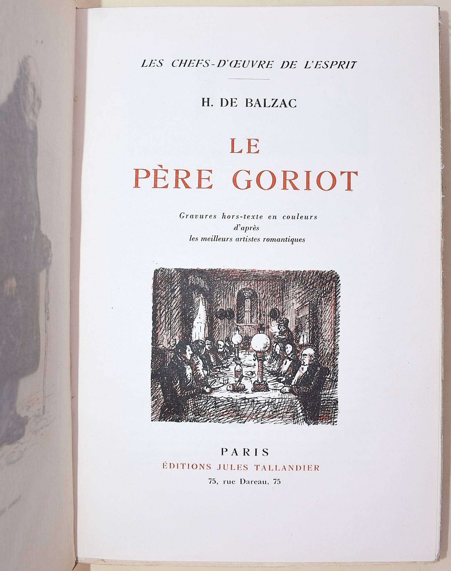 de Balzac, Honoré: Le Père Goriot, 1930