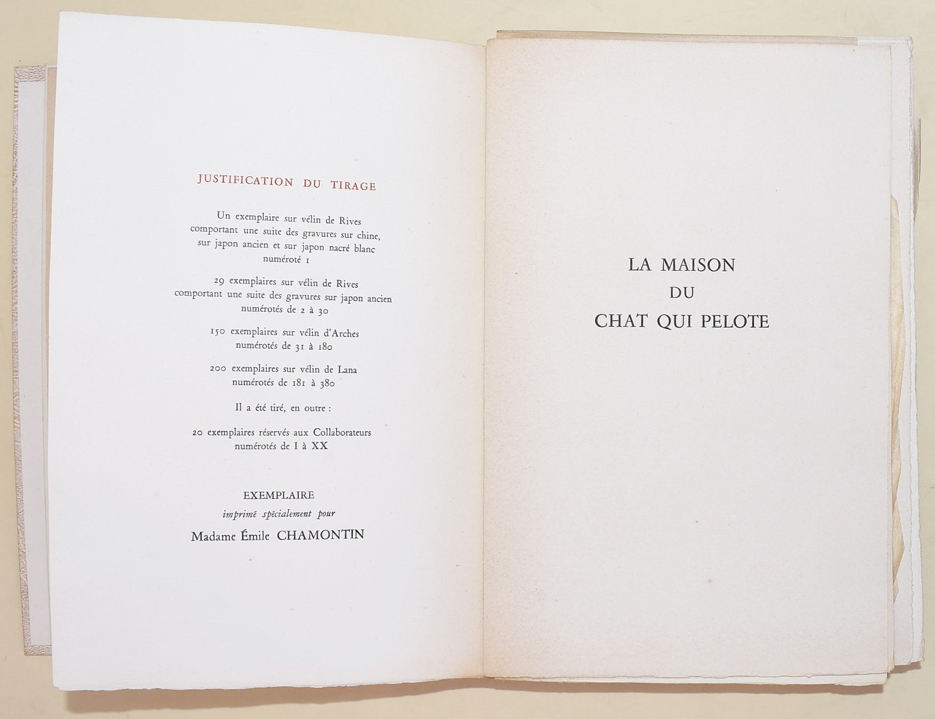 de Balzac, Honoré: La Maison du chat qui pelote, 1949 - Ad Personam