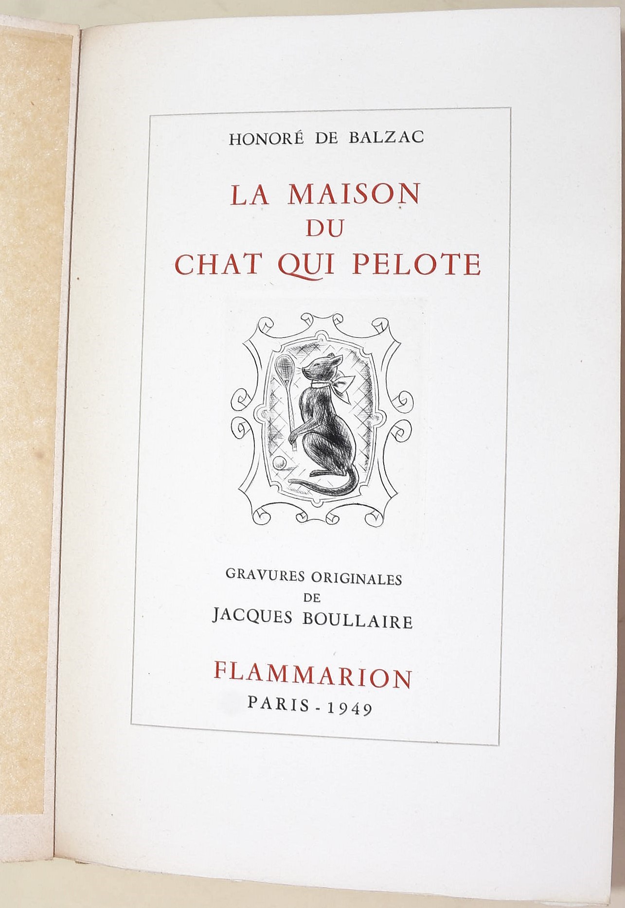 de Balzac, Honoré: La Maison du chat qui pelote, 1949 - Ad Personam
