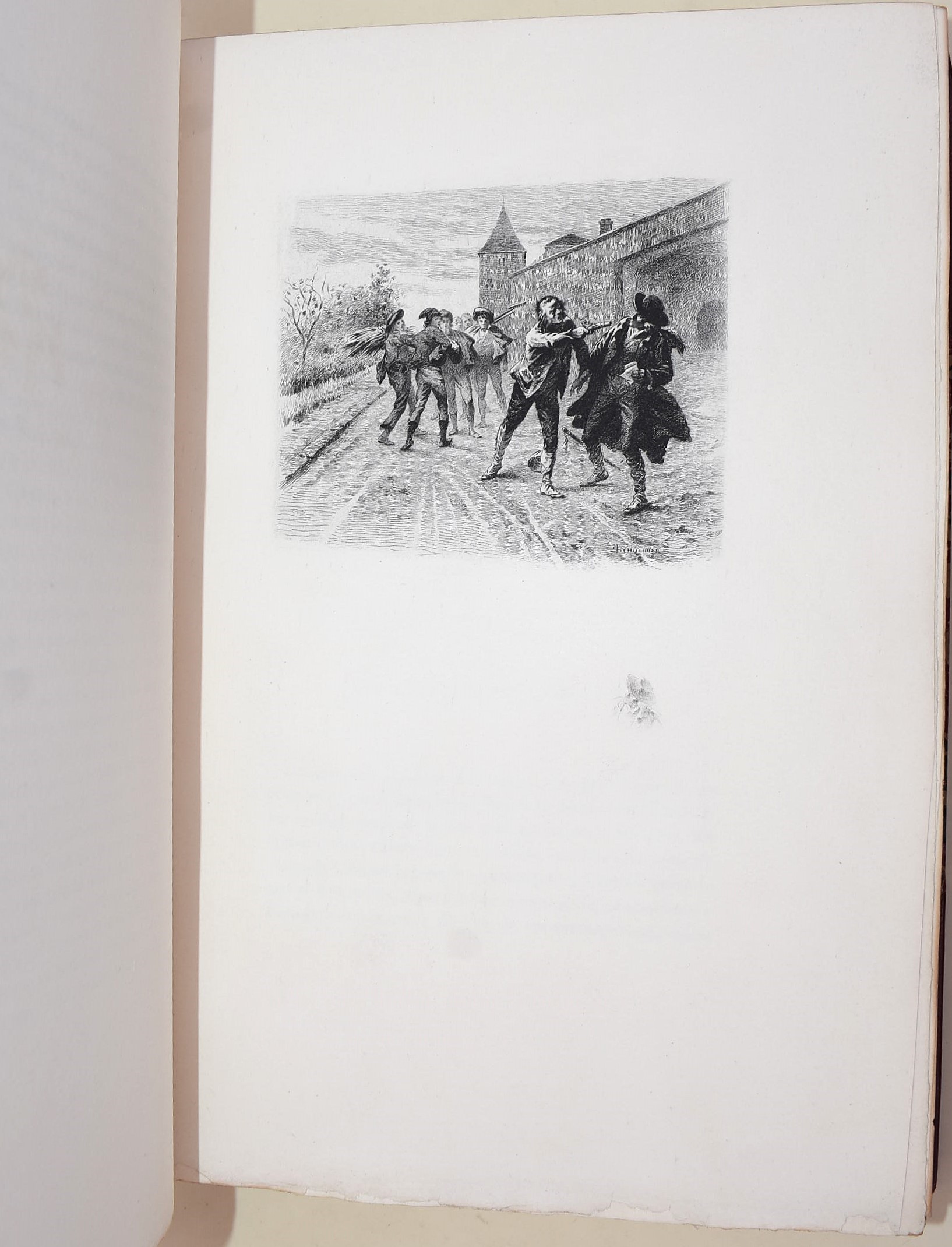 Honoré de Balzac, Une Ténébreuse Affaire, 1909, incisioni in due stati da Léon Boisson e Français...
