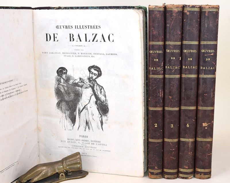 de Balzac, Honoré: Œuvres illustrées de Balzac, 1867-1874