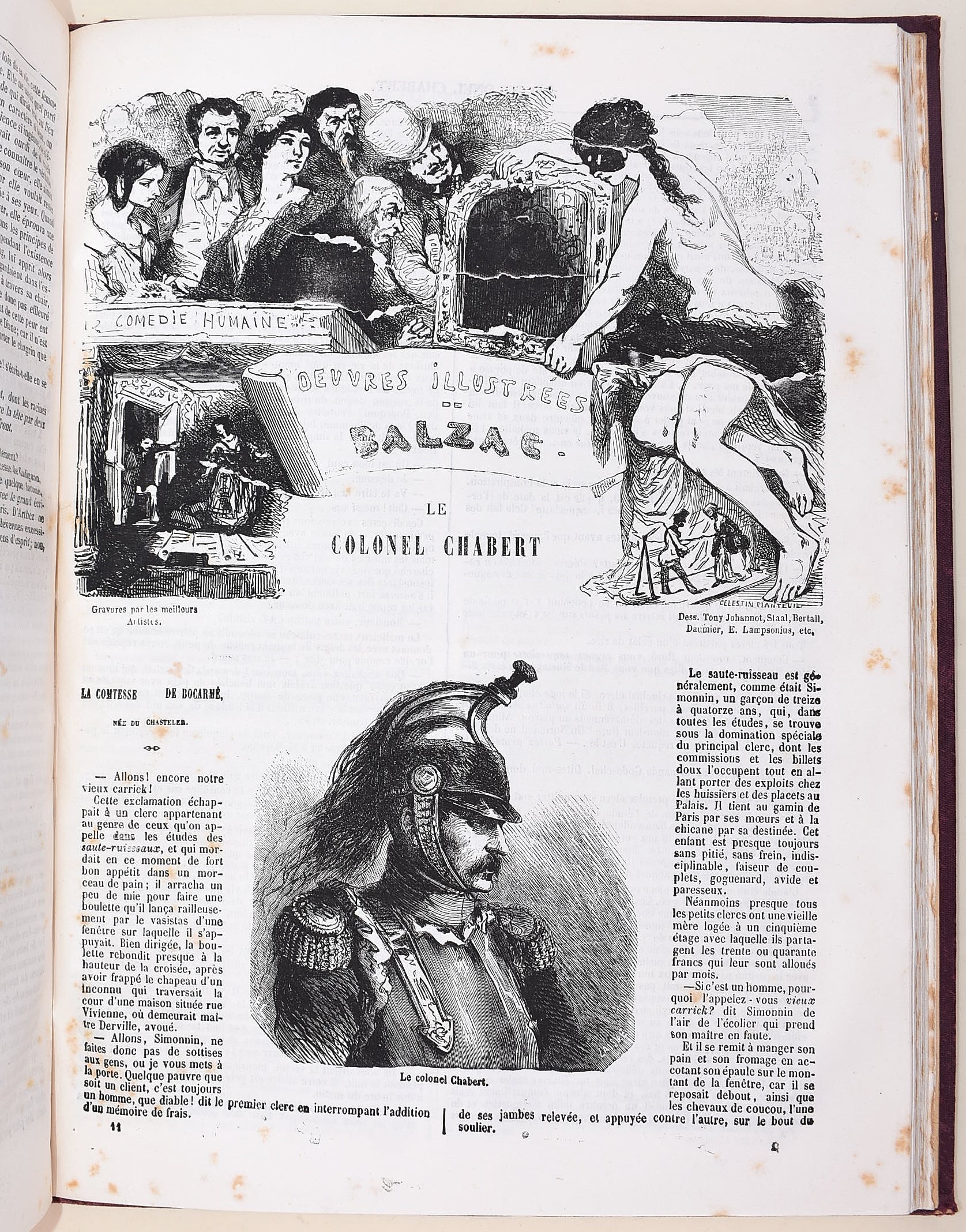 de Balzac, Honoré: Œuvres illustrées de Balzac, 1867, 1874