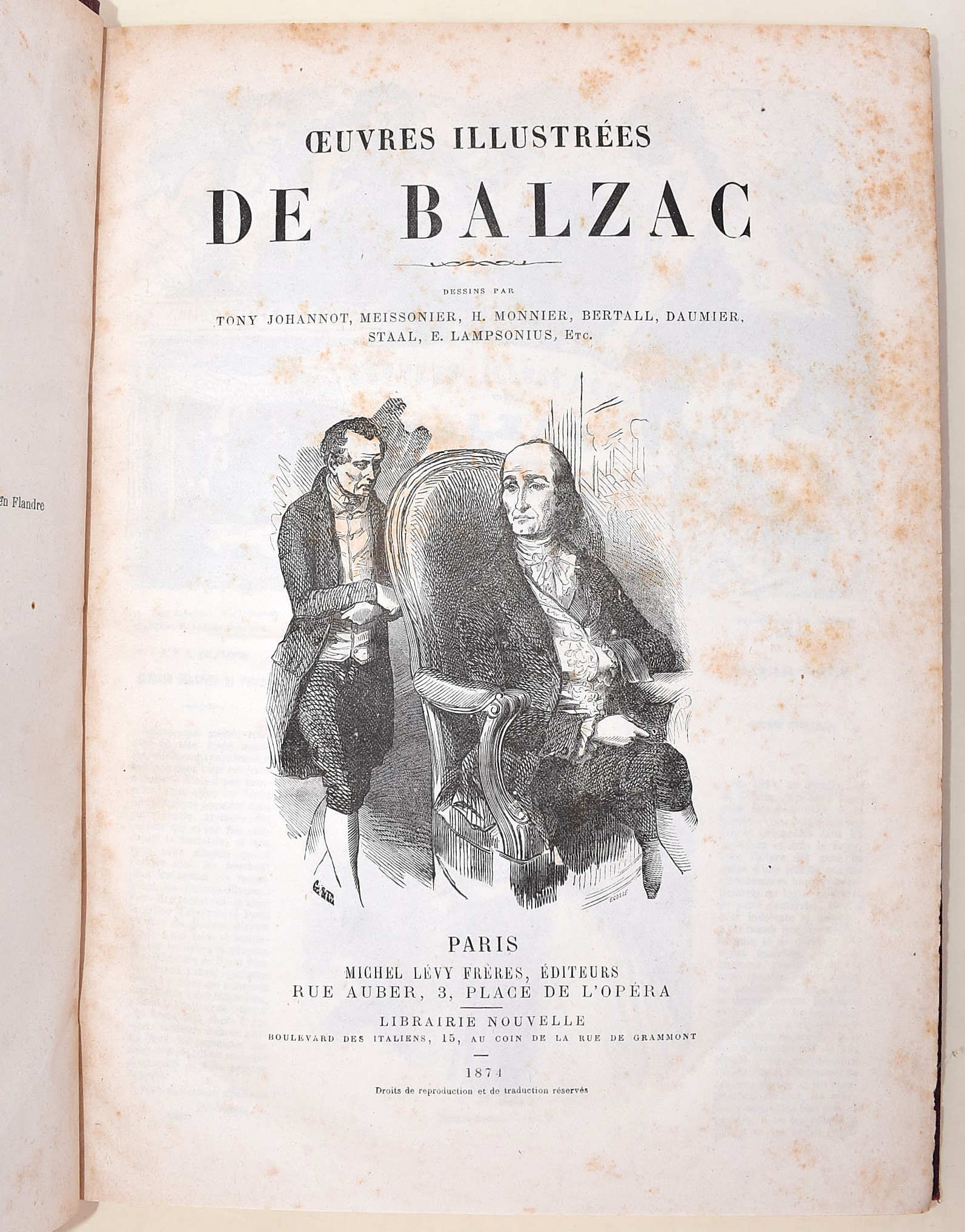 de Balzac, Honoré: Œuvres illustrées de Balzac, 1867, 1874