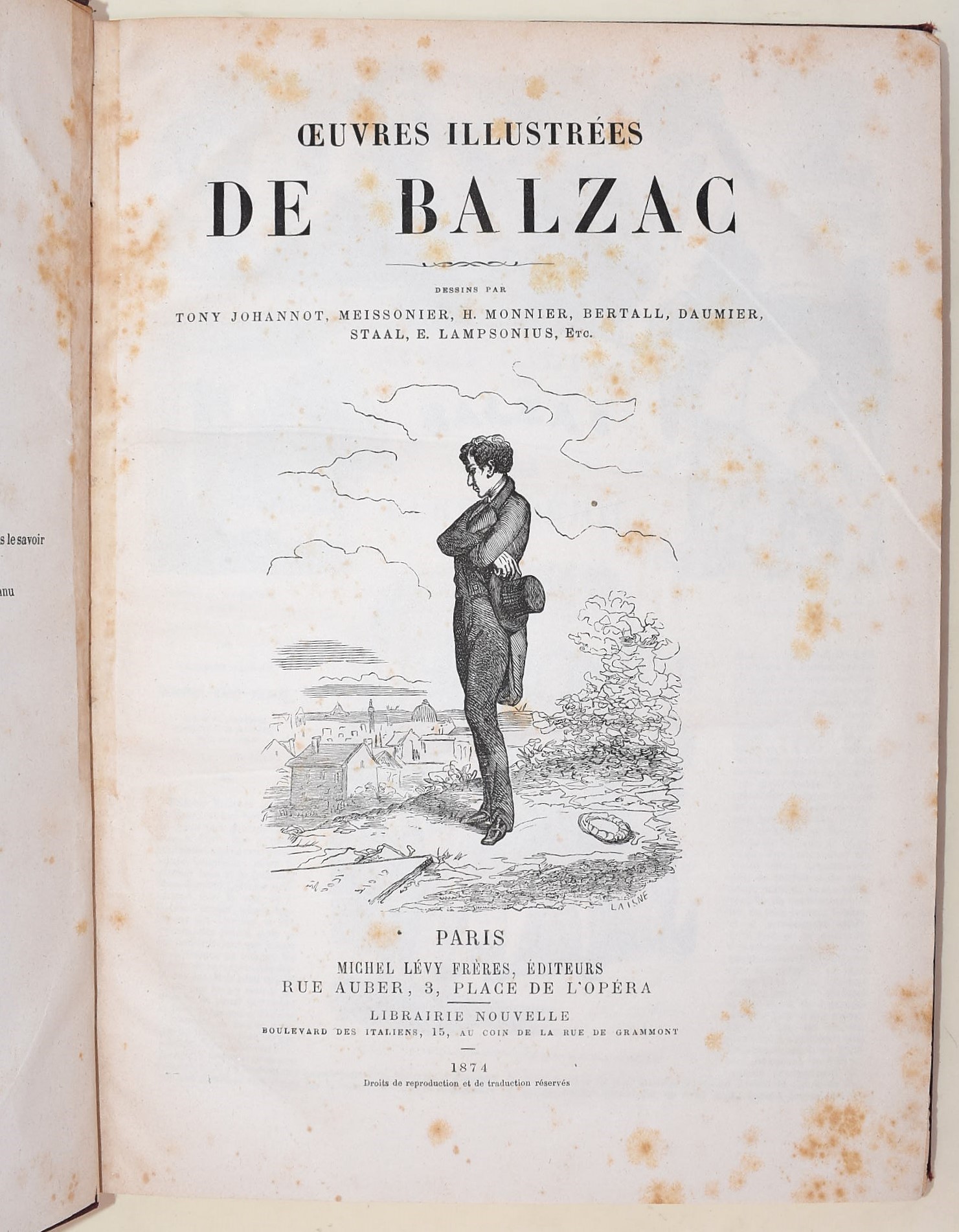 de Balzac, Honoré: Œuvres illustrées de Balzac, 1867, 1874
