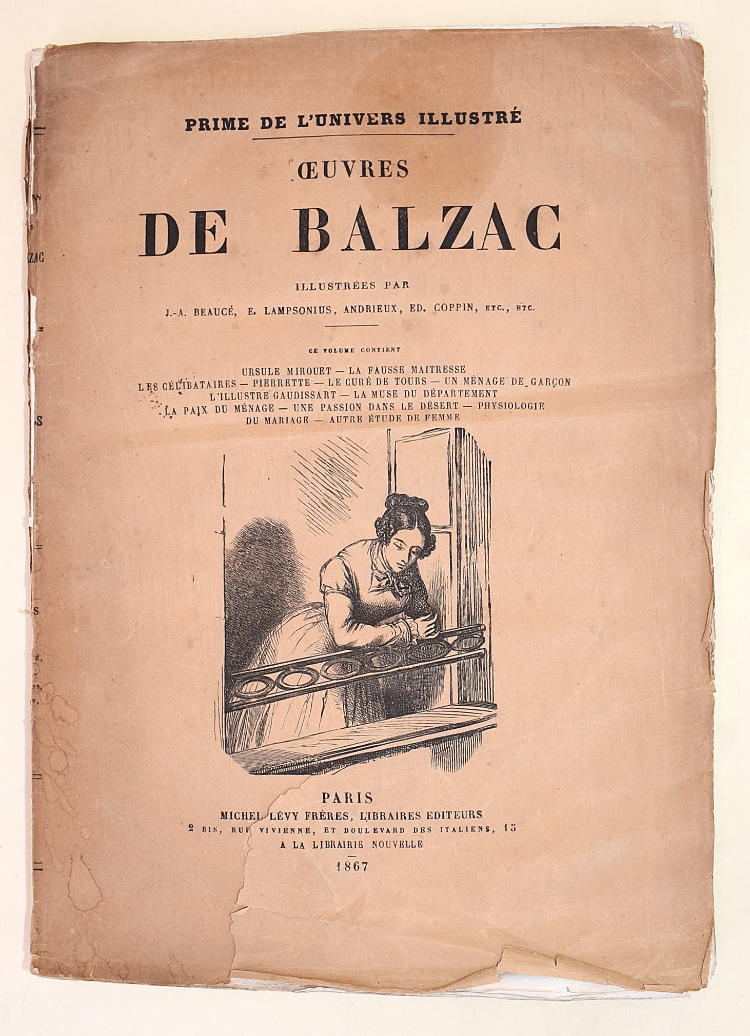de Balzac, Honoré: Œuvres illustrées de Balzac, 1867, 1874