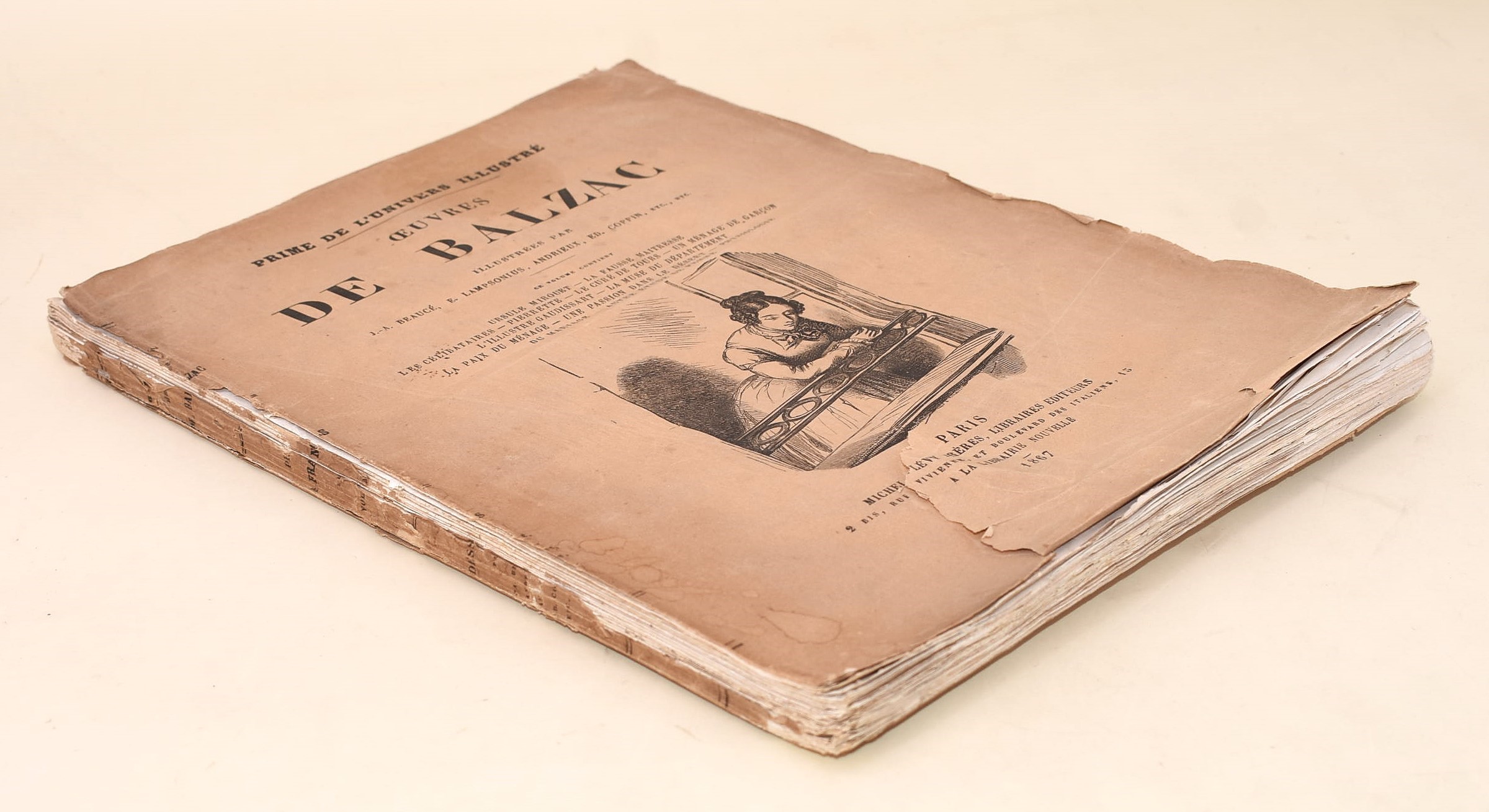 de Balzac, Honoré: Œuvres illustrées de Balzac, 1867, 1874