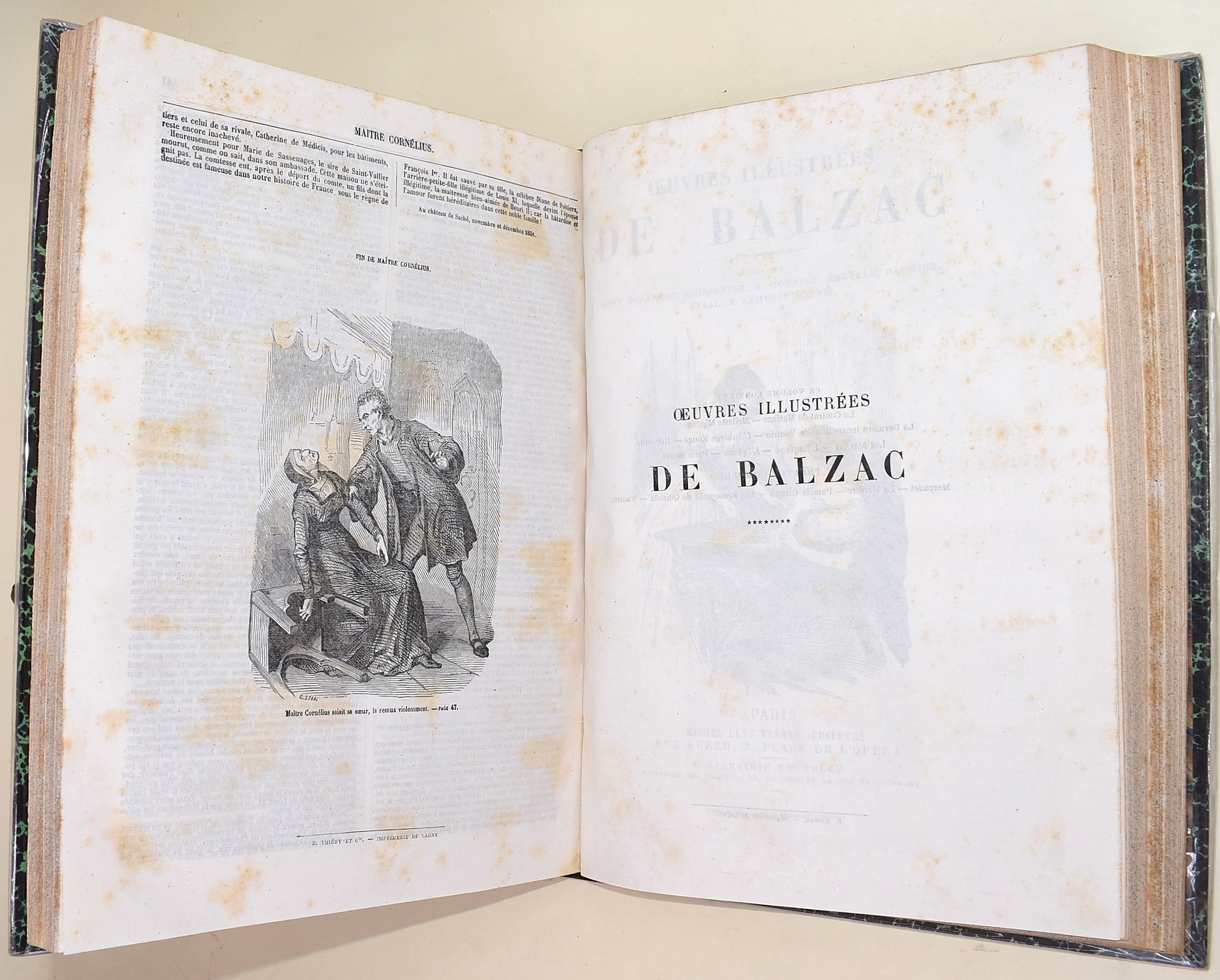 de Balzac, Honoré: Œuvres illustrées de Balzac, 1867-1879