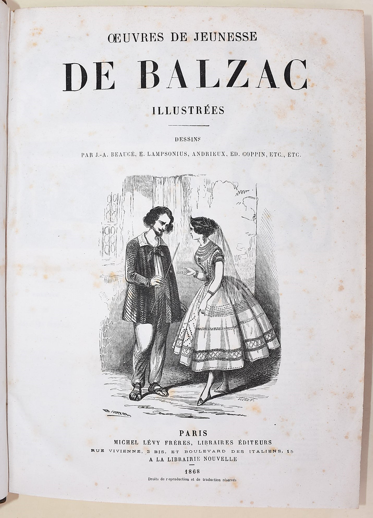 de Balzac, Honoré: Œuvres illustrées de Balzac, 1867-1879