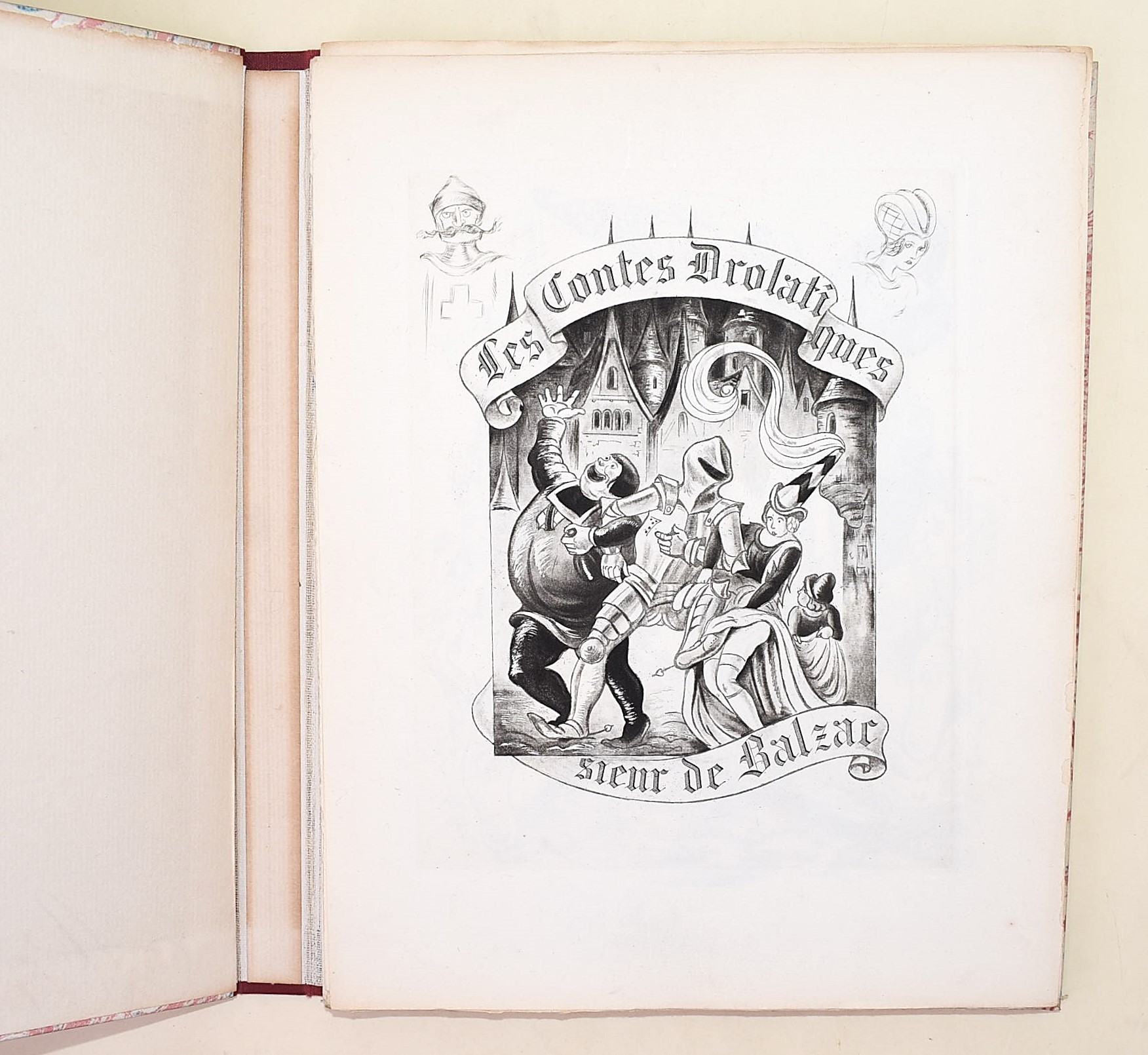 [Disegno - André Collot] de Balzac, Honoré: Les Contes Drolatiques par le Sieur de Balzac 68/438,...