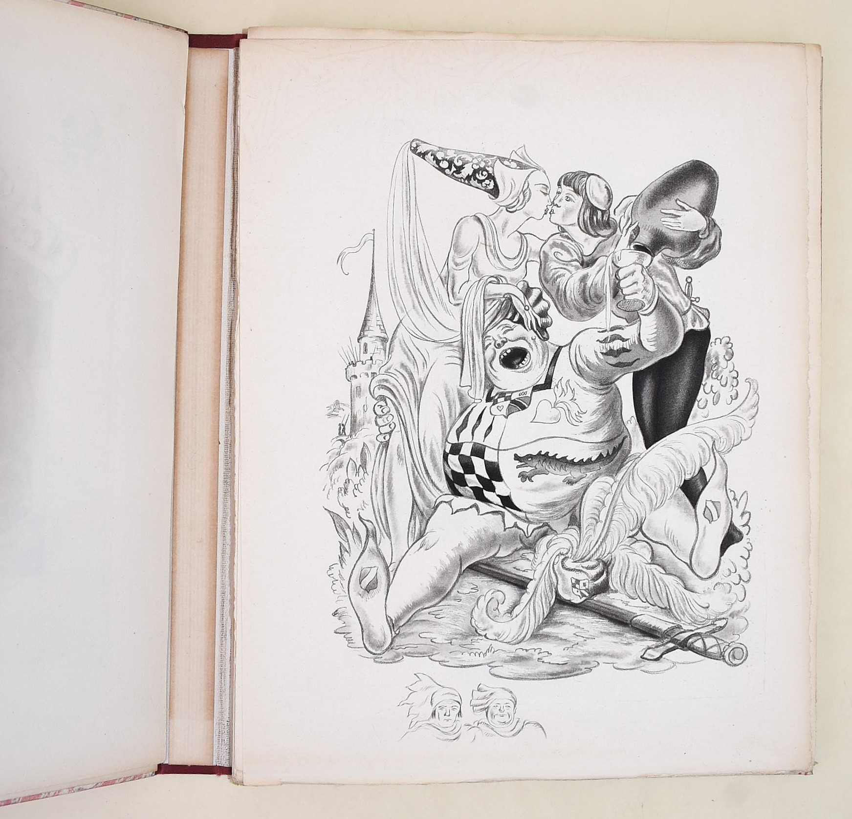[Disegno - André Collot] de Balzac, Honoré: Les Contes Drolatiques par le Sieur de Balzac 68/438,...