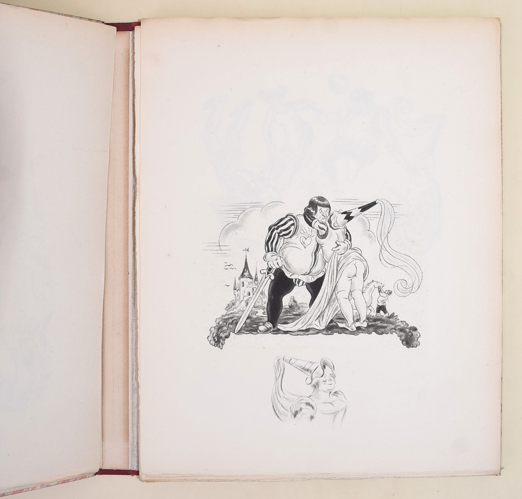 [Disegno - André Collot] de Balzac, Honoré: Les Contes Drolatiques par le Sieur de Balzac 68/438,...