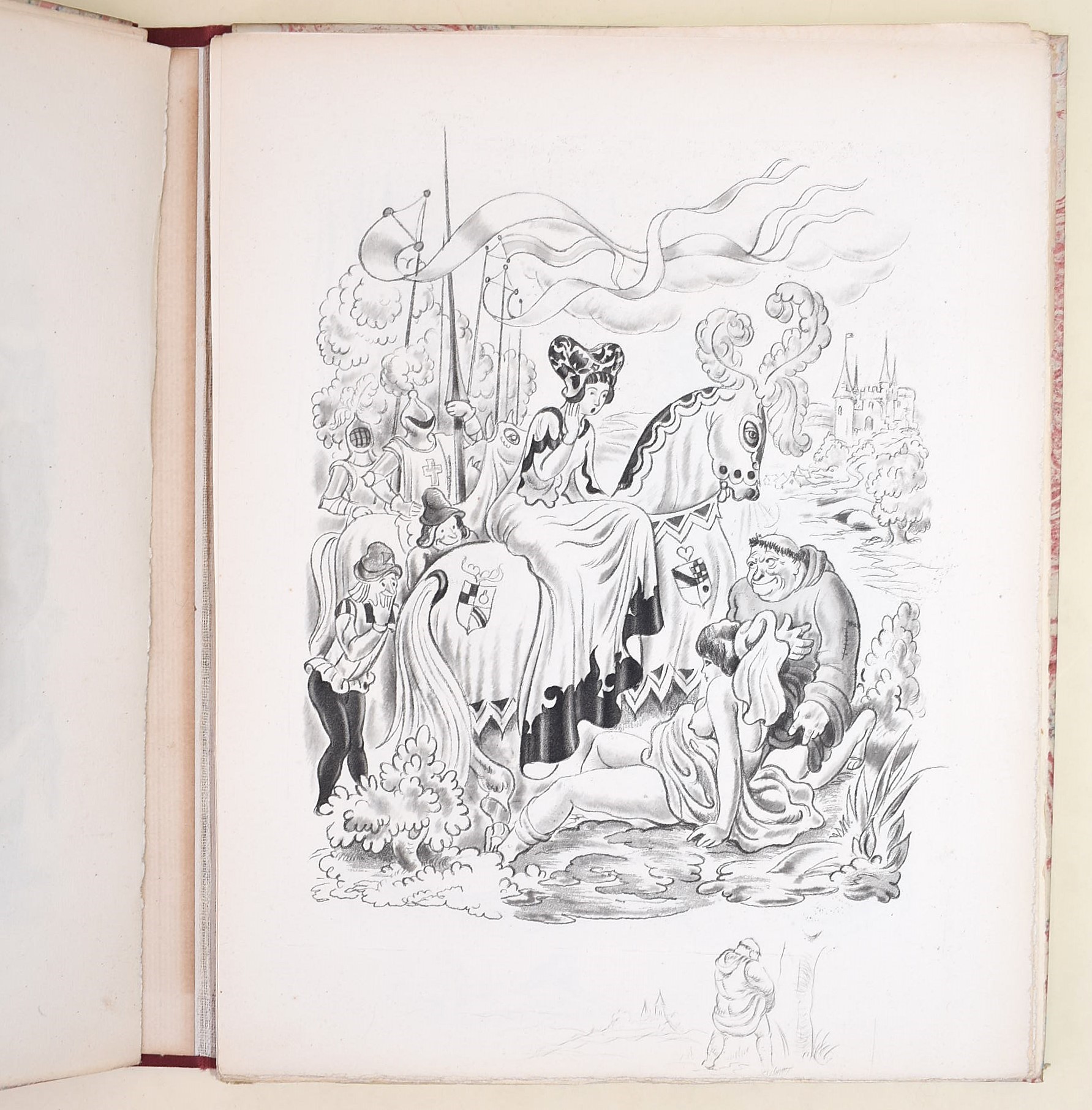 [Disegno - André Collot] de Balzac, Honoré: Les Contes Drolatiques par le Sieur de Balzac 68/438,...