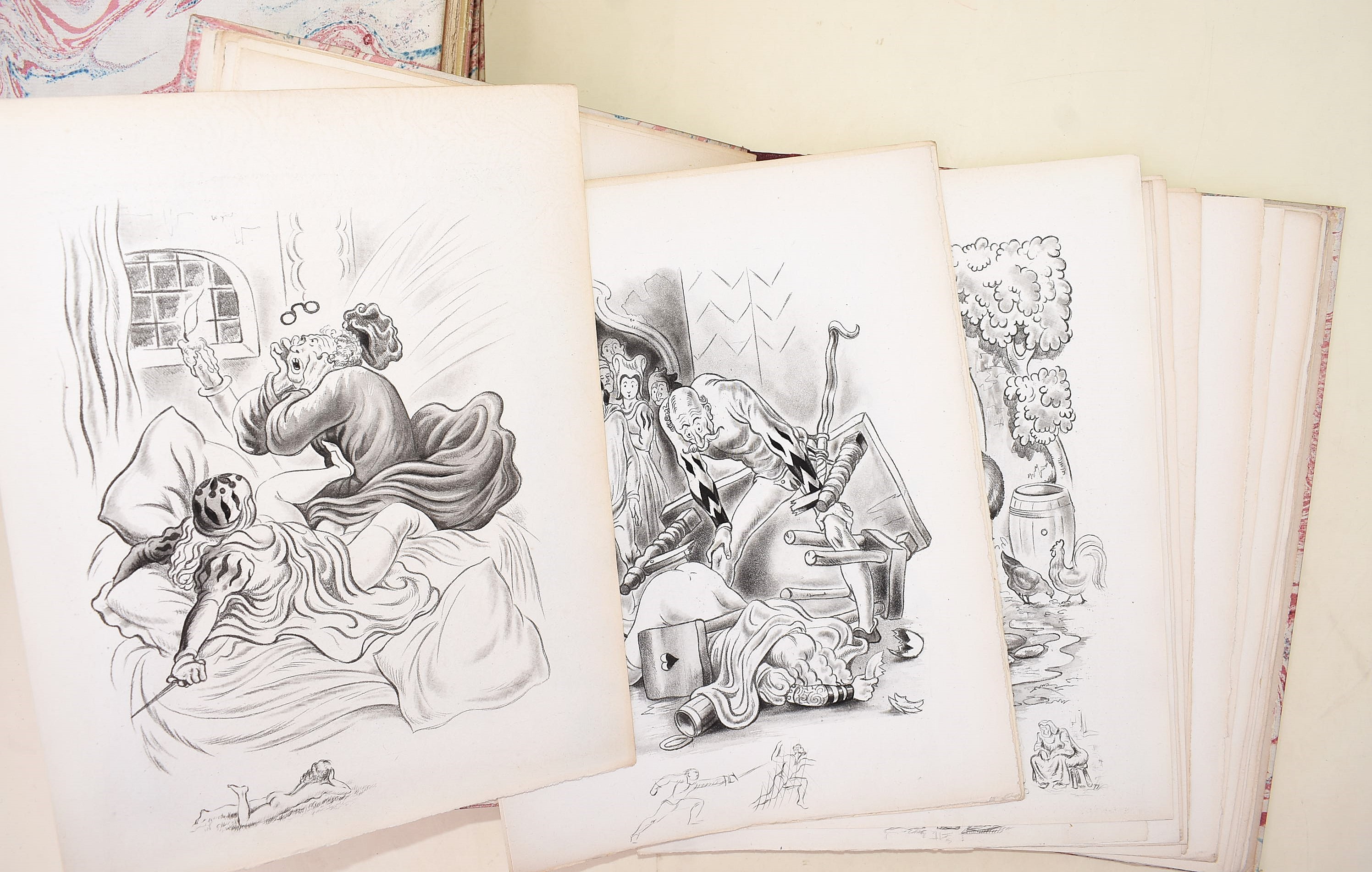 [Disegno - André Collot] de Balzac, Honoré: Les Contes Drolatiques par le Sieur de Balzac 68/438,...