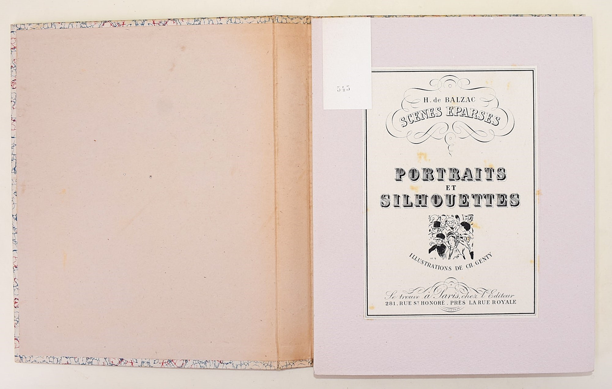 de Balzac, Honoré: Scenes Eparses, 1944 - n. 339/800