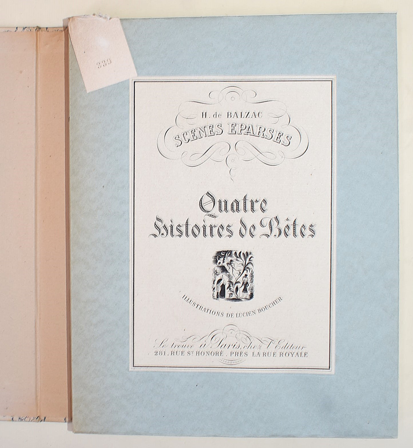 de Balzac, Honoré: Scenes Eparses, 1944 - n. 339/800