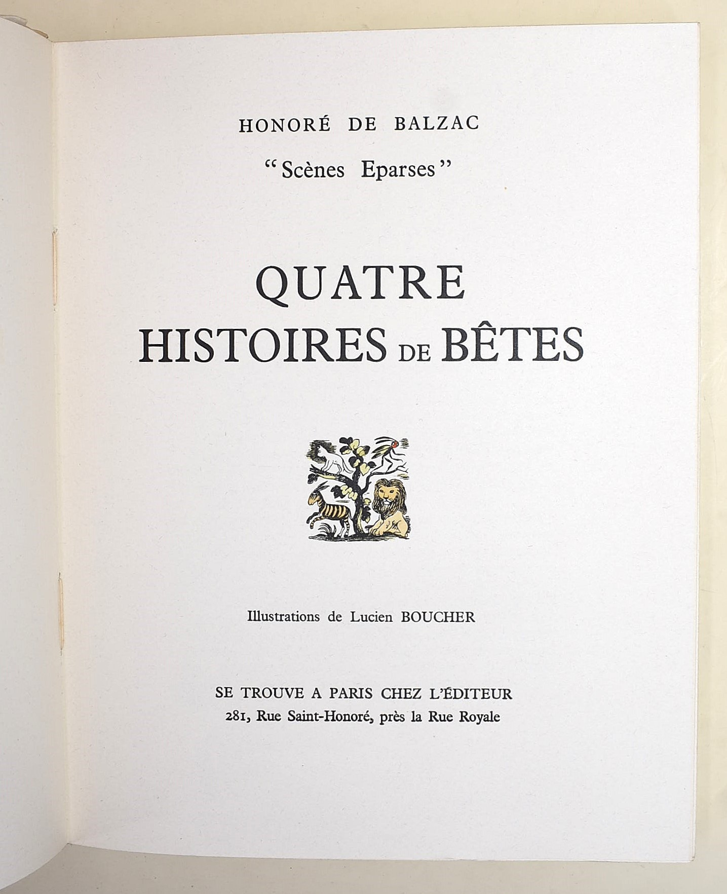 de Balzac, Honoré: Scenes Eparses, 1944 - n. 339/800