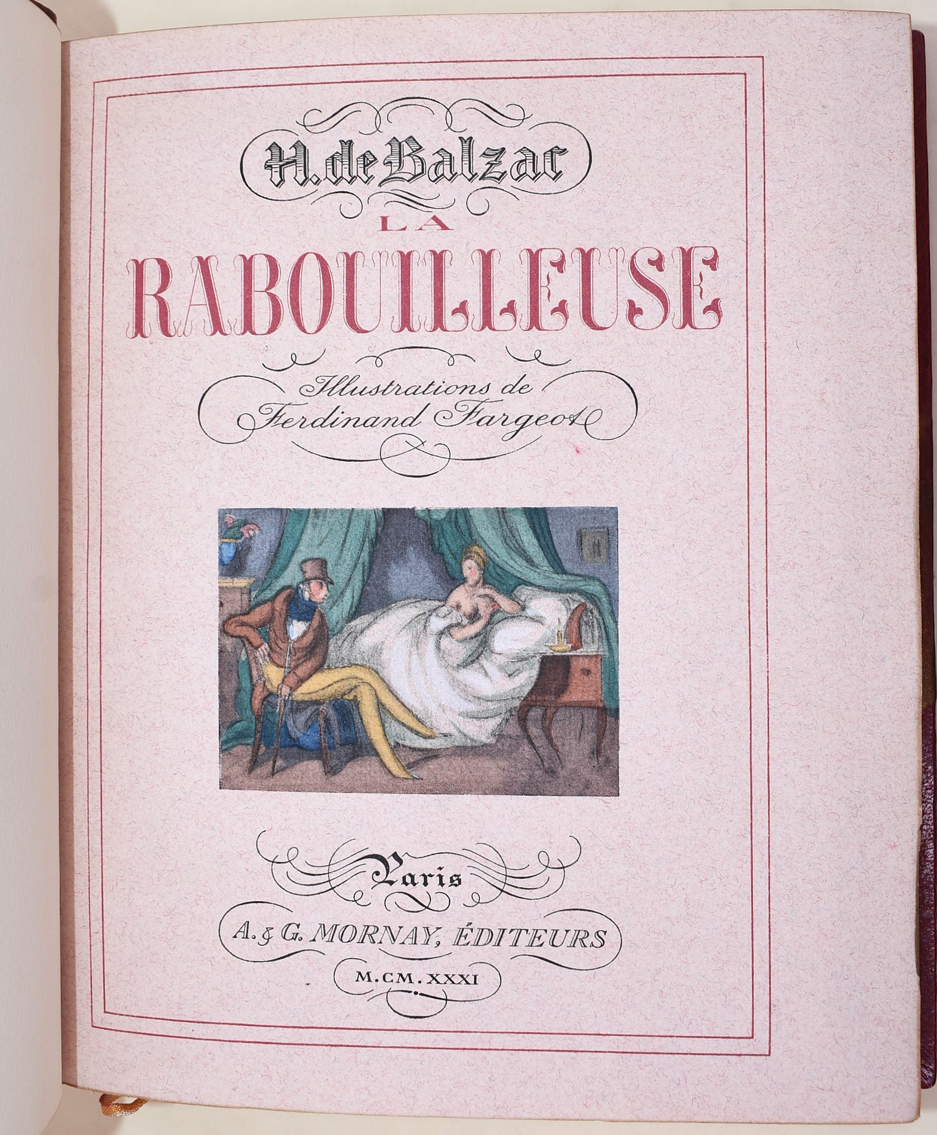 Honoré de Balzac, La Rabouilleuse, edizione limitata n. 61/1000, 1931