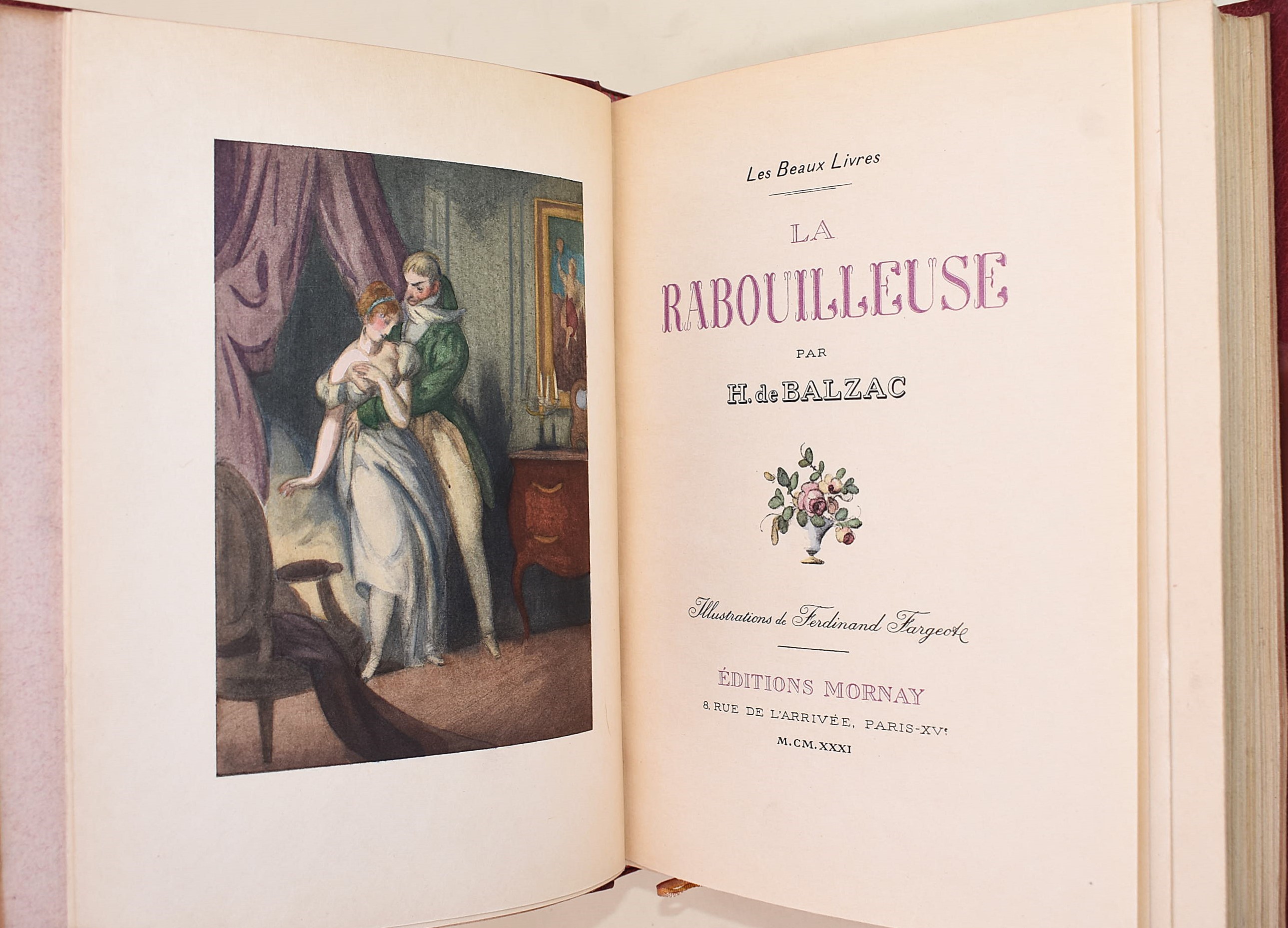 Honoré de Balzac, La Rabouilleuse, edizione limitata n. 61/1000, 1931