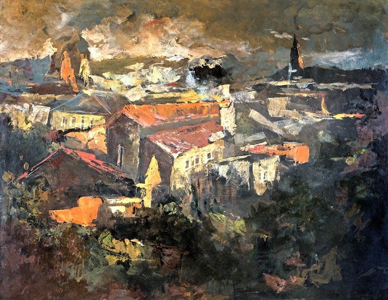 Sergio Scatizzi - Bozzetto Toscana