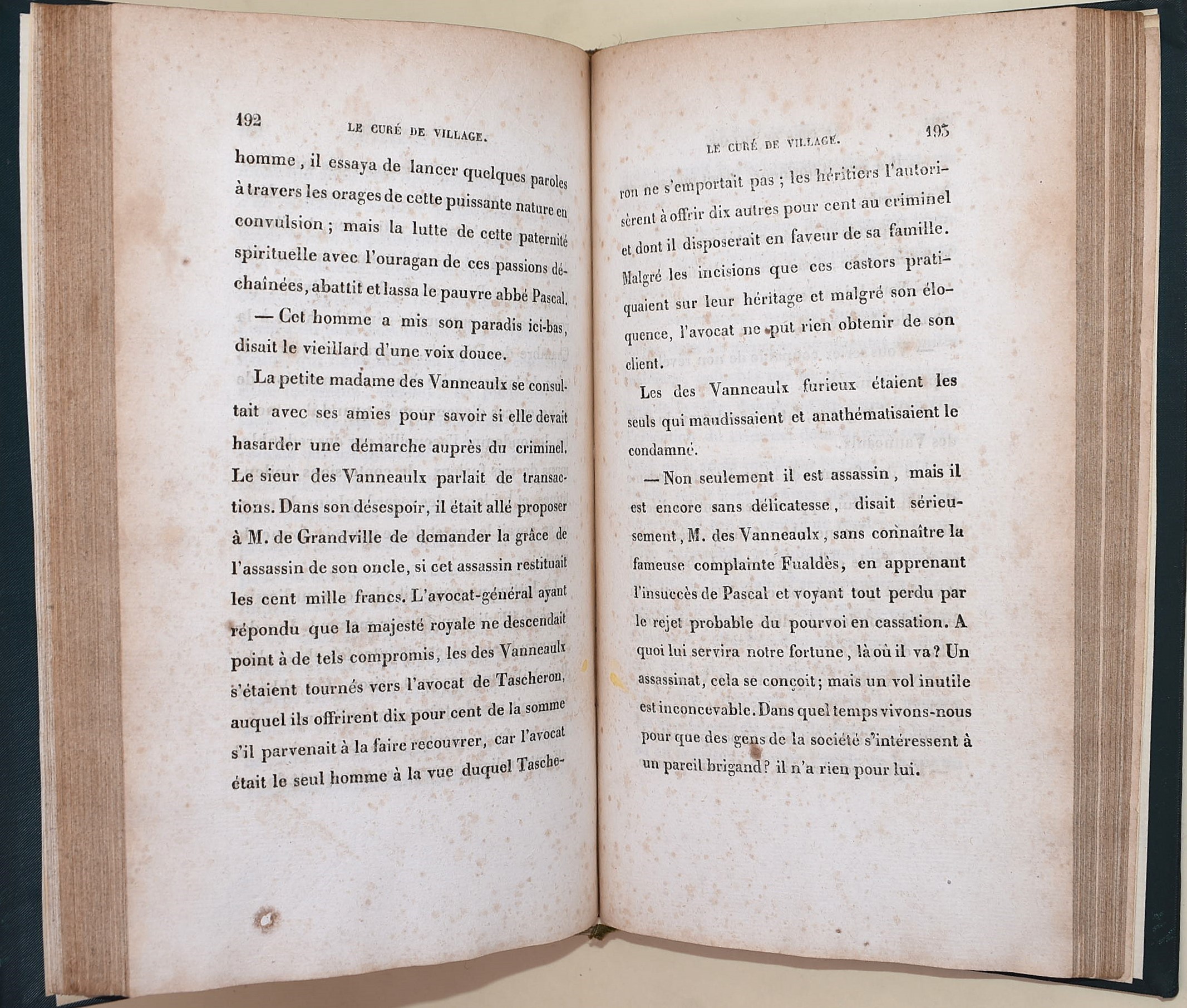 de Balzac, Honoré: Le Curé de Village, 1841