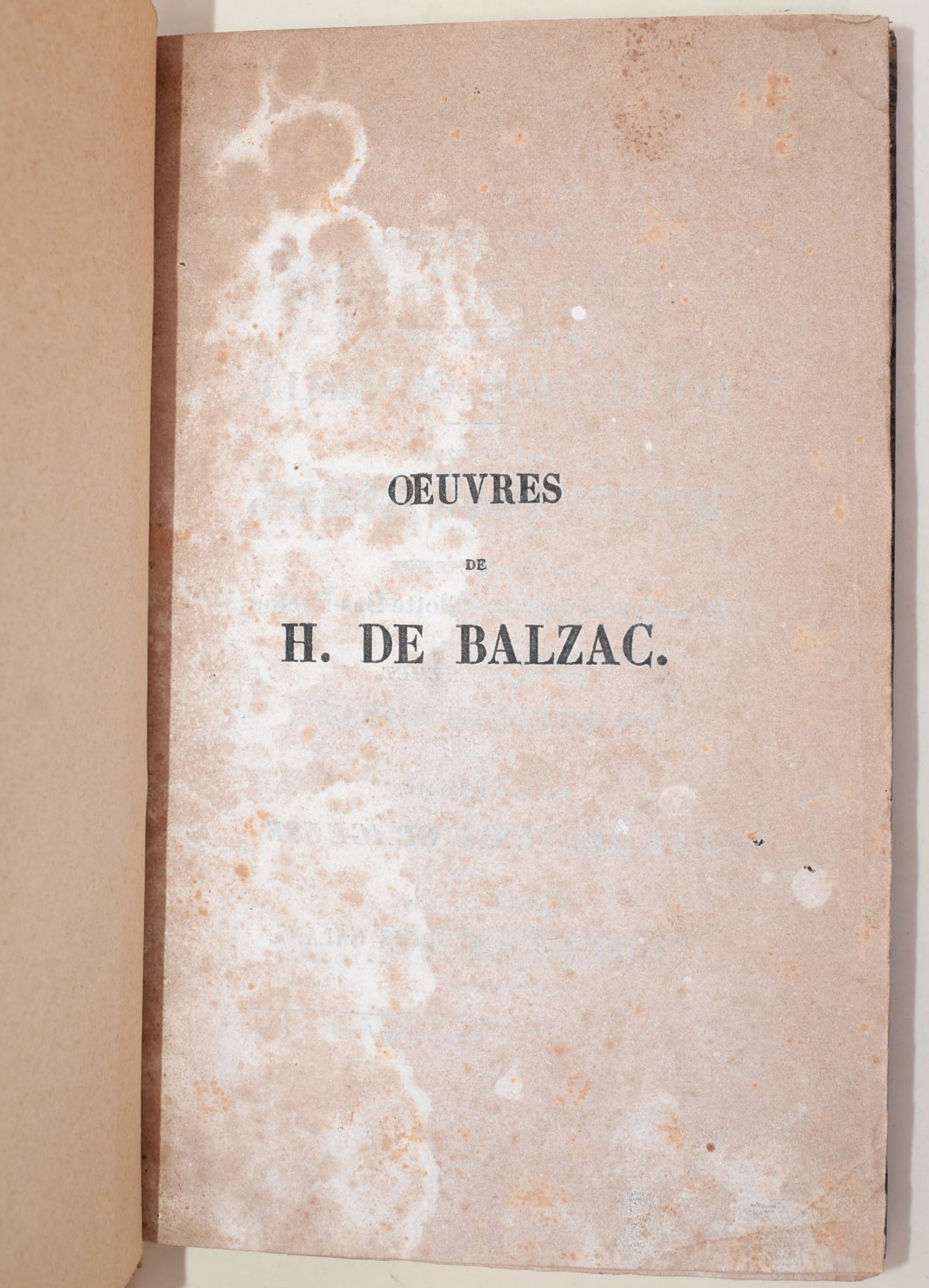 Honoré de Balzac, Une Fille d’Éve, 1839