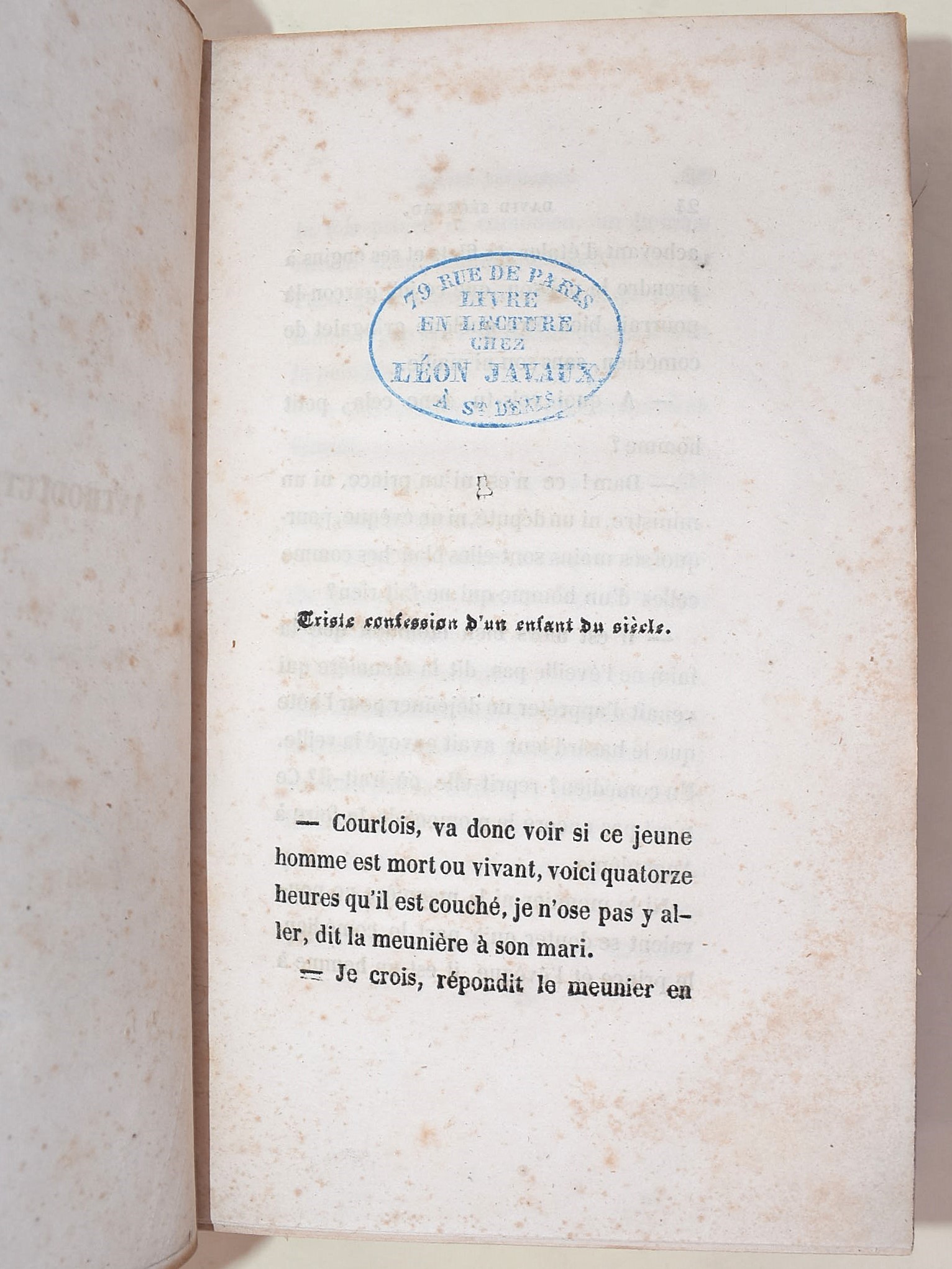 de Balzac, Honoré: David Séchard, 1843
