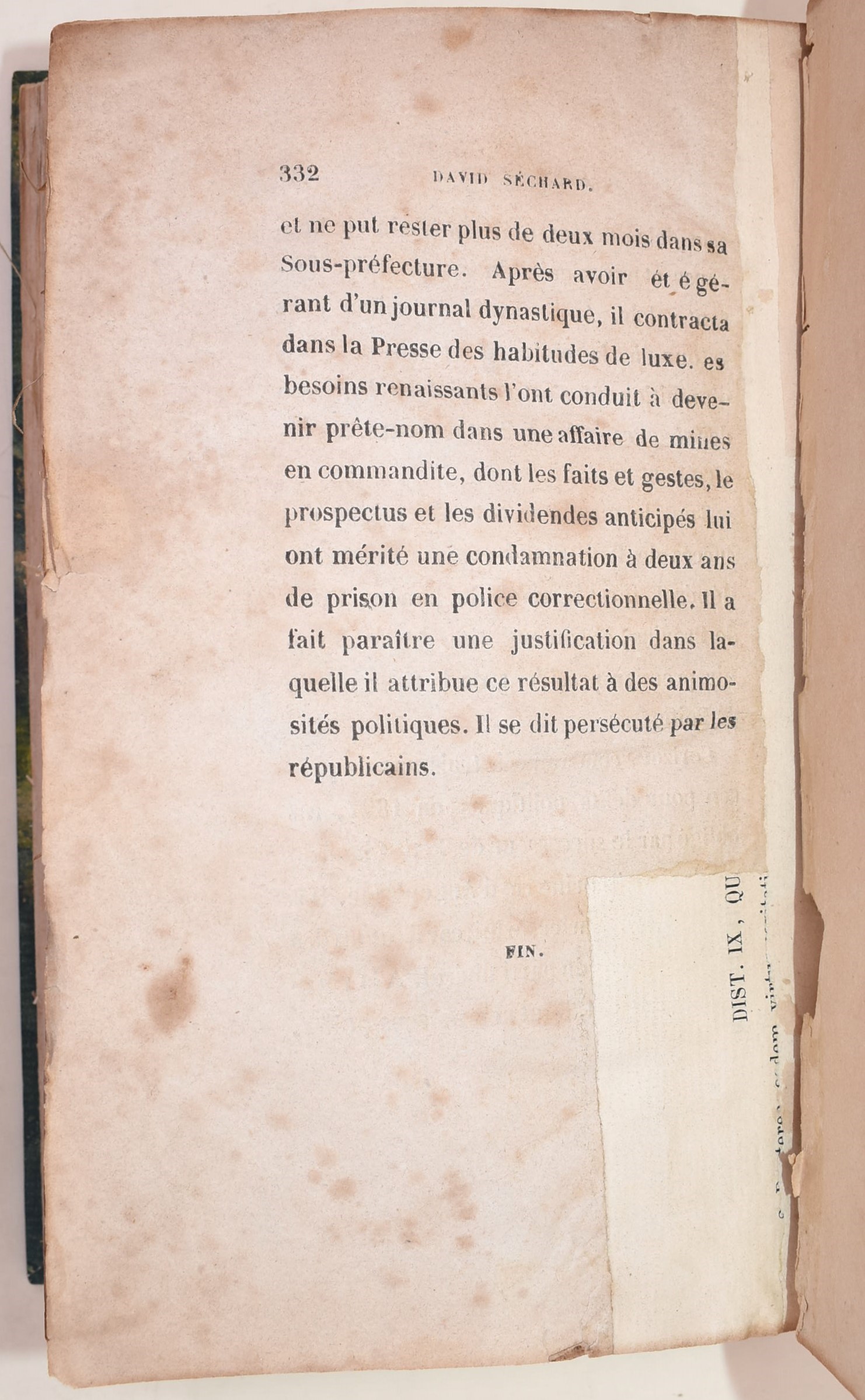 de Balzac, Honoré: David Séchard, 1843