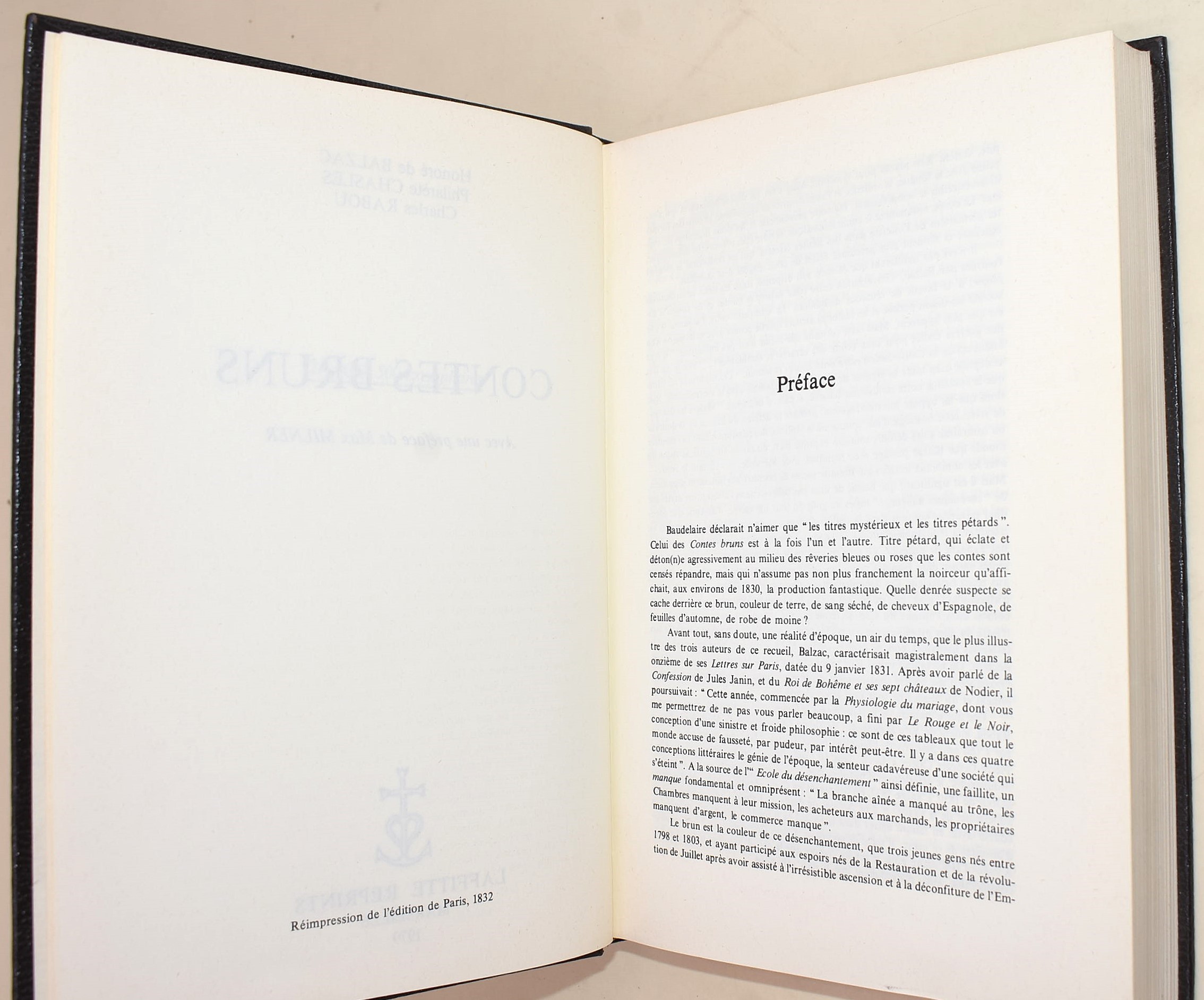 de Balzac, Honoré: Contes Bruns, 1979