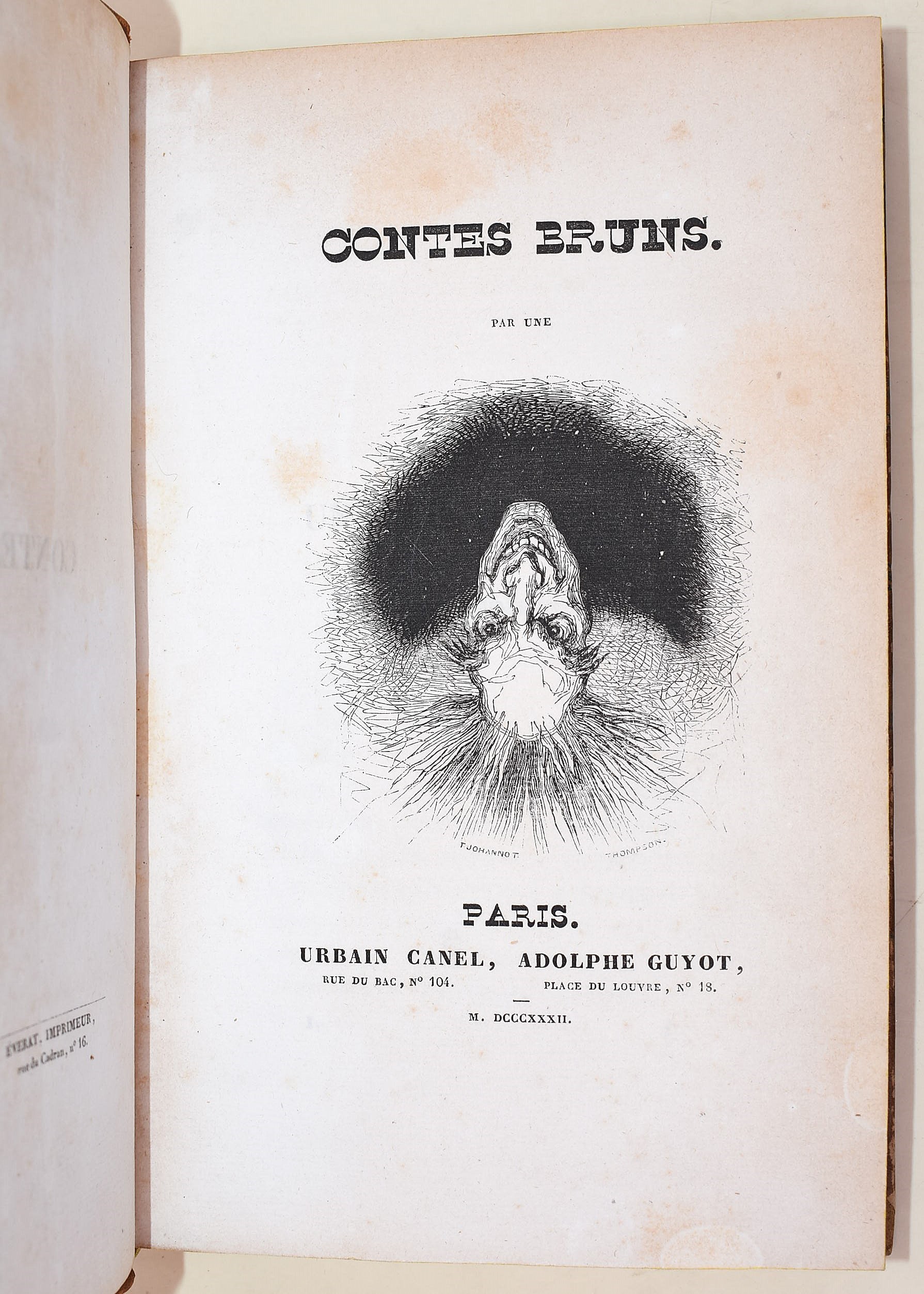 de Balzac, Honoré: Contes Bruns, 1832