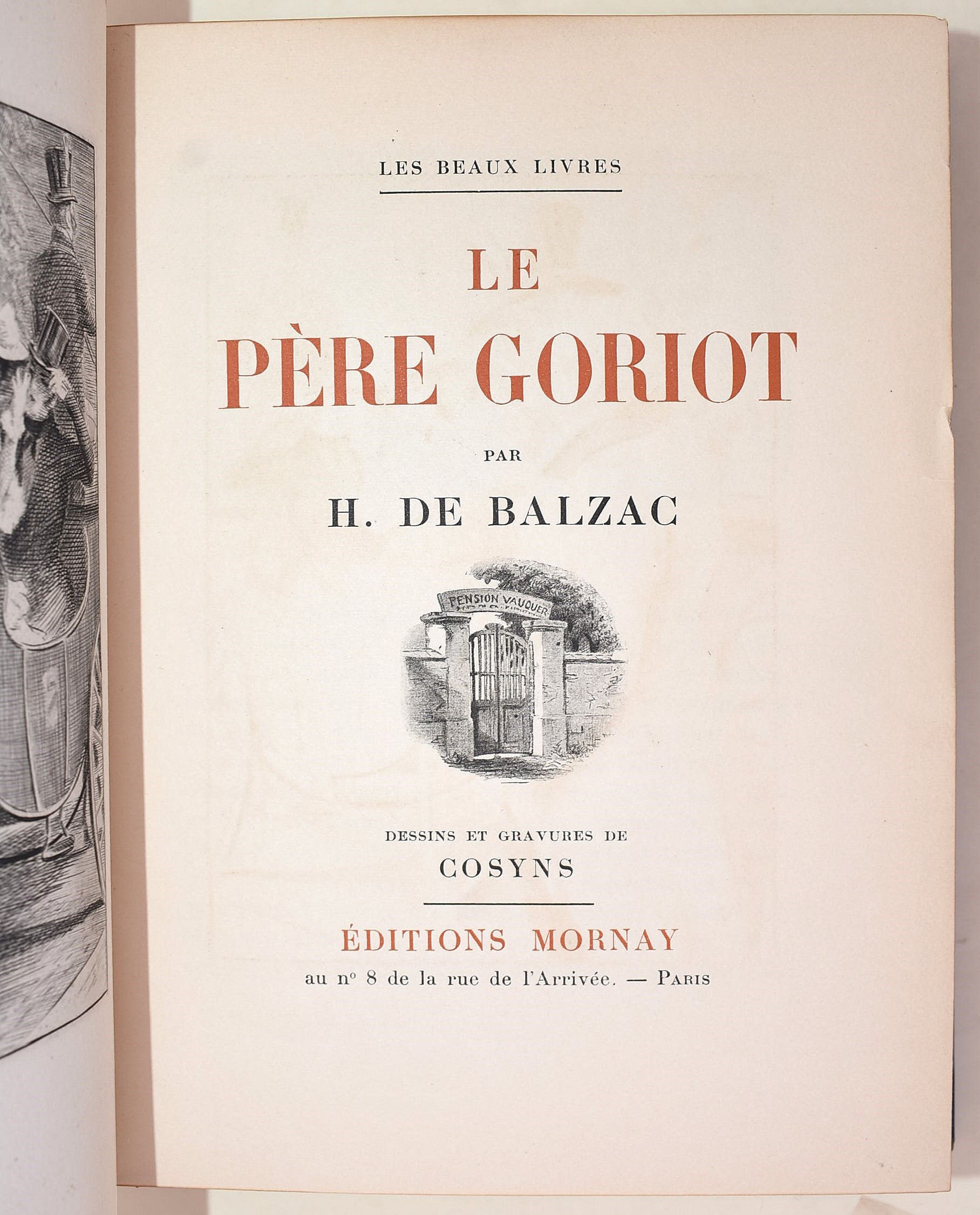 de Balzac, Honoré: Le Père Goriot, 1933 - n. 314/950
