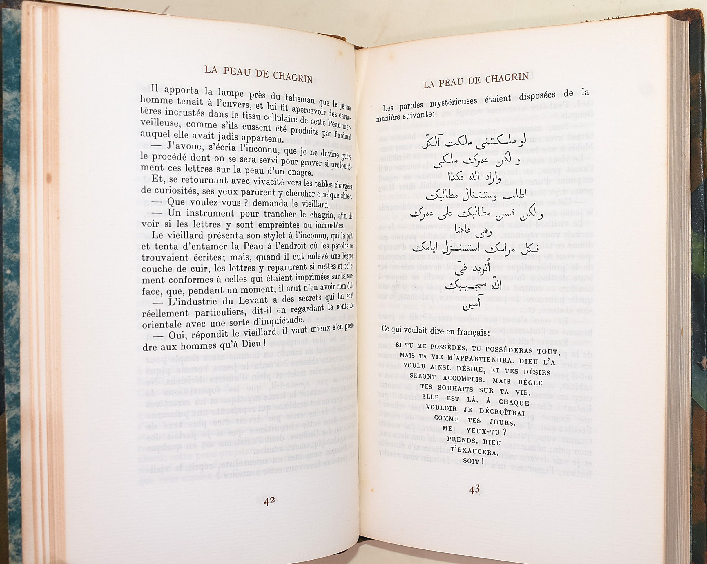 de Balzac, Honoré: La Peau de Chagrin, 1943